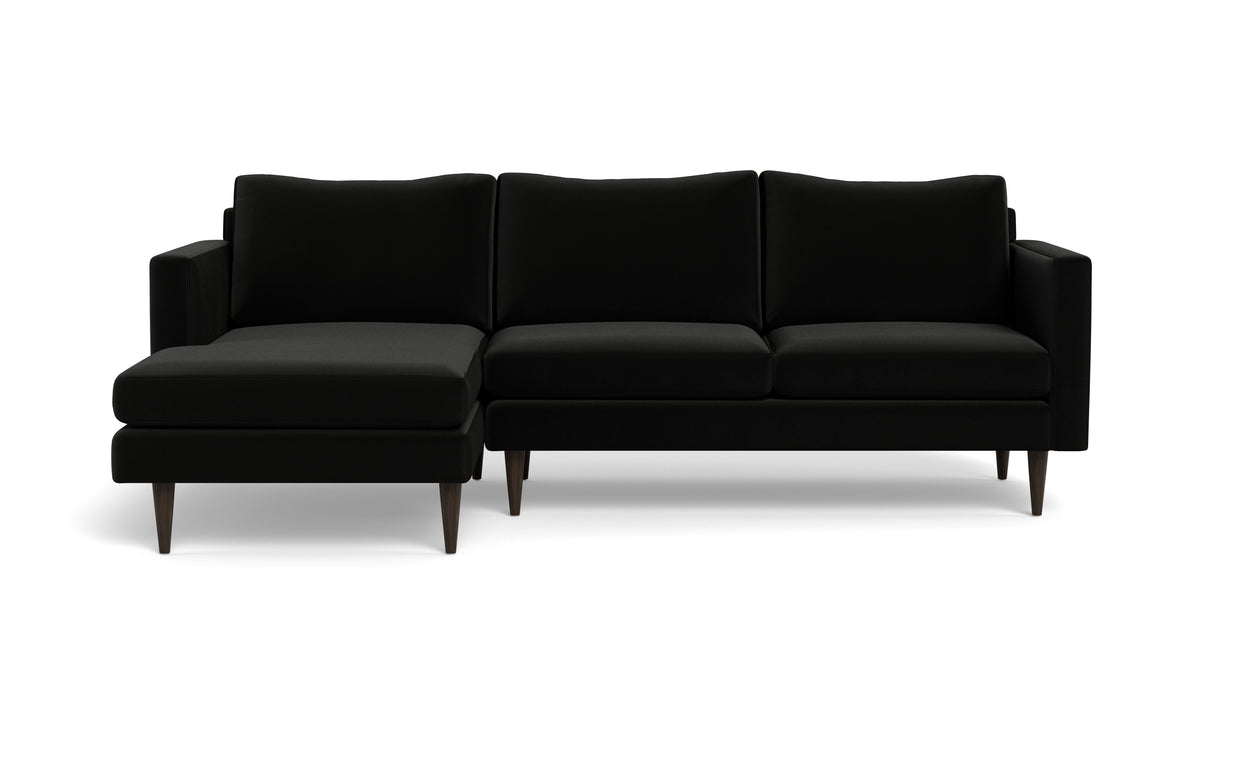 Maverick Left Chaise Sectional-Fabric Sectional-Superb Gun Metal-MAK Modern