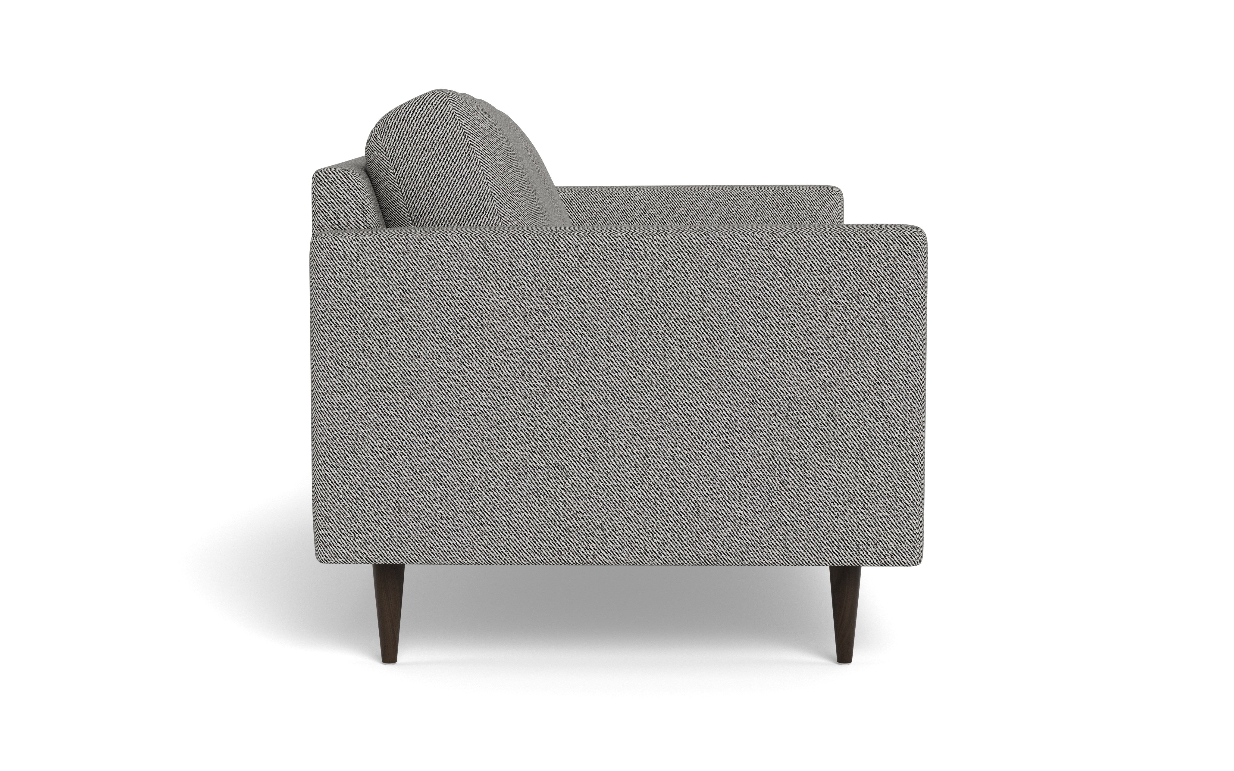 Maverick Loveseat-Fabric Sectional-Alley Pepper-MAK Modern