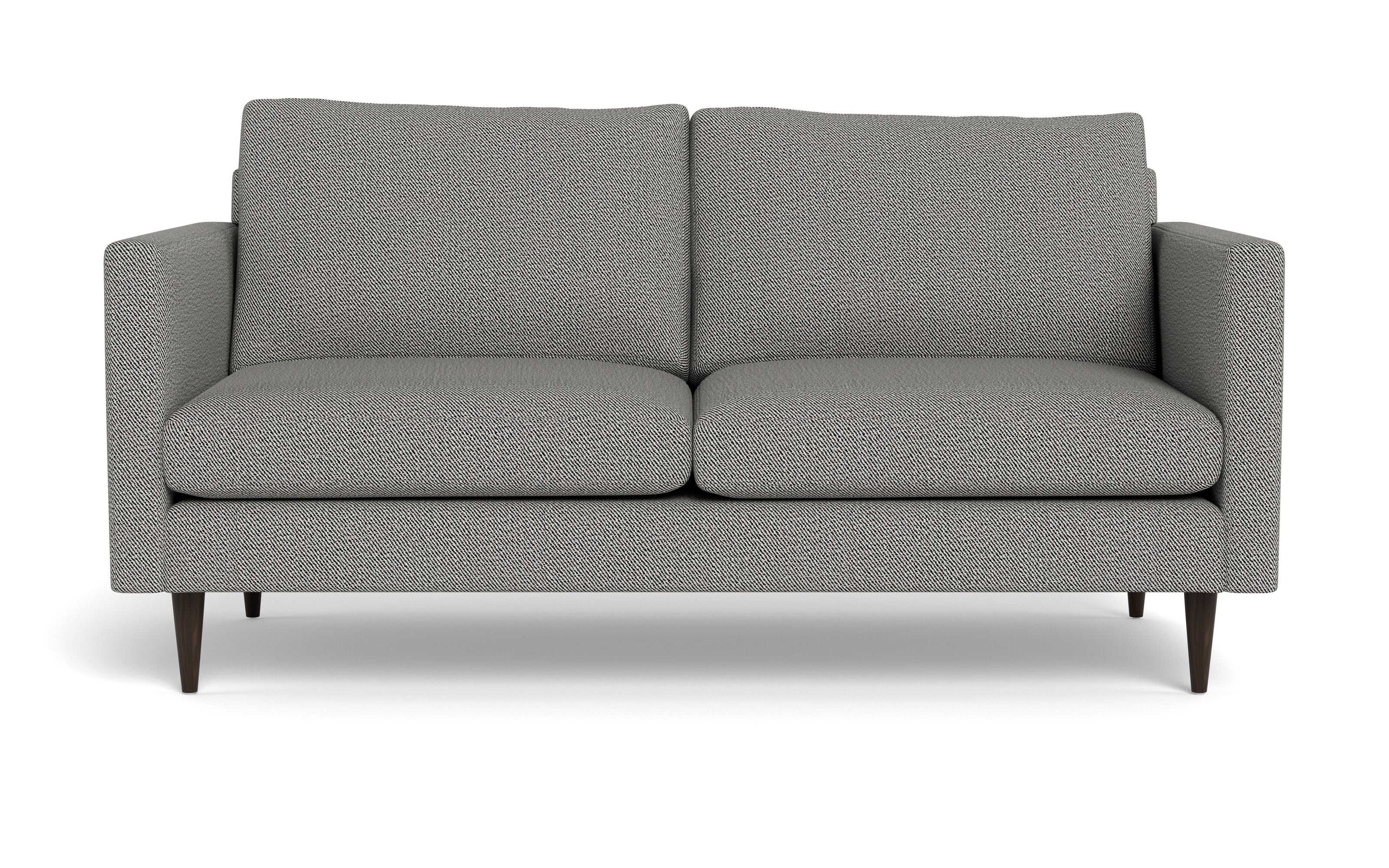 Maverick Loveseat-Fabric Sectional-Alley Pepper-MAK Modern