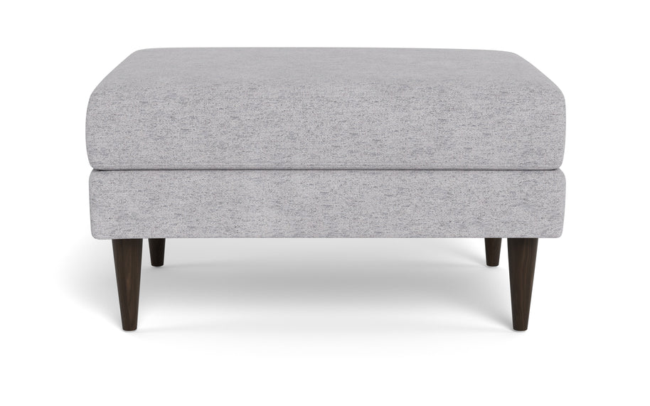 Maverick Ottoman-Travis Pewter-MAK Modern