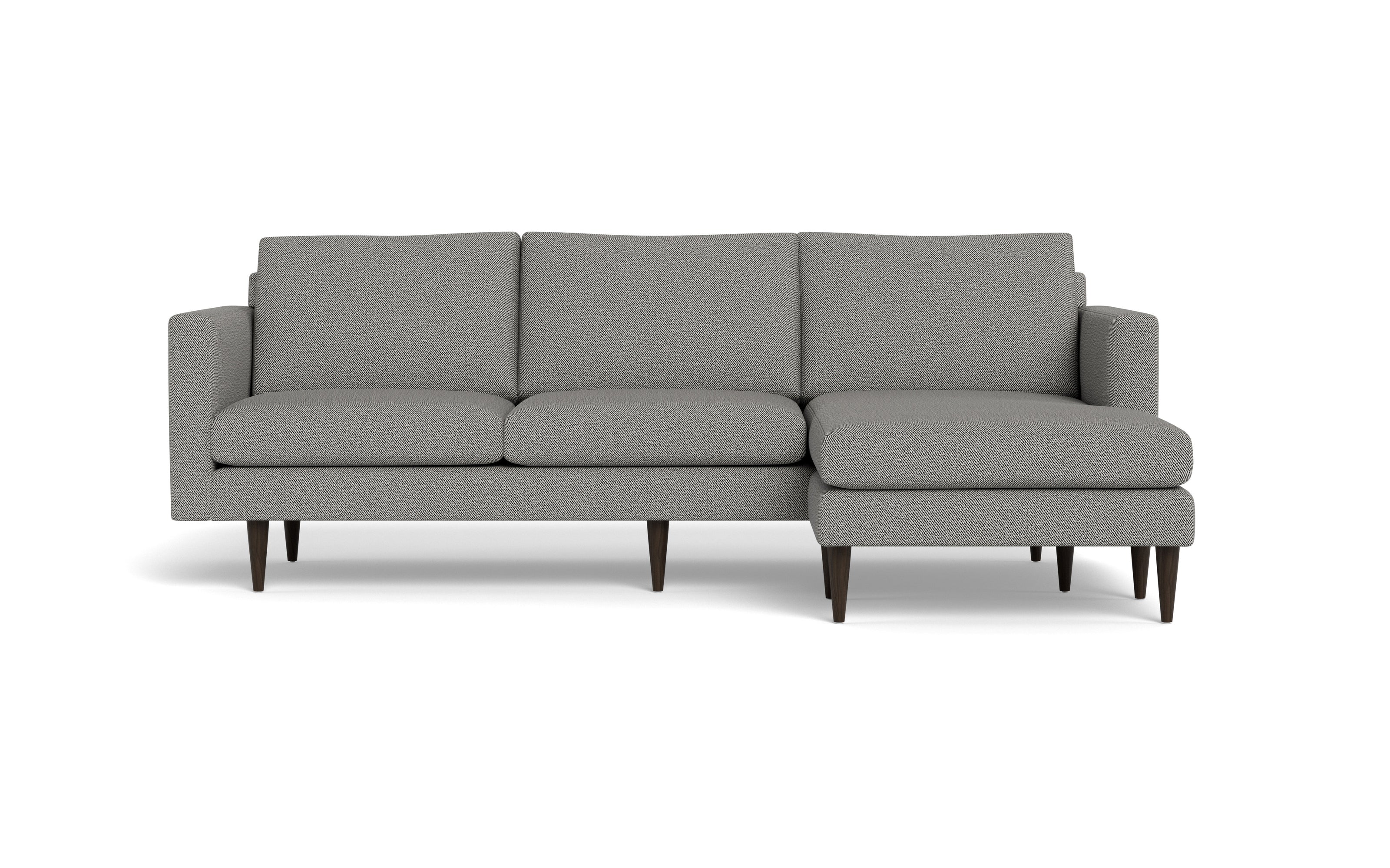 Maverick Reversible Sofa Chaise-Alley Pepper-MAK Modern