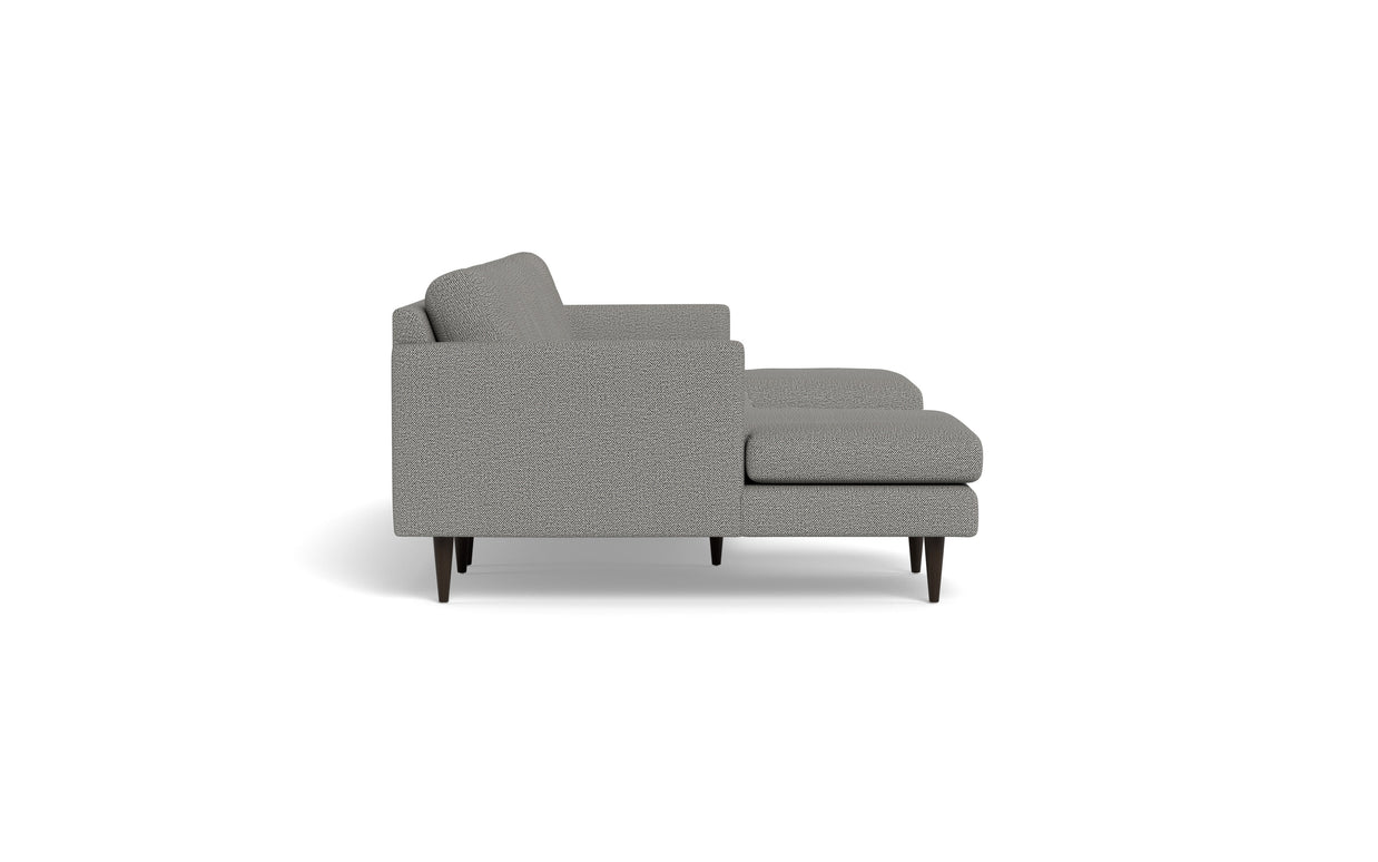 Maverick U Sectional-Fabric Sectional-Alley Pepper-MAK Modern
