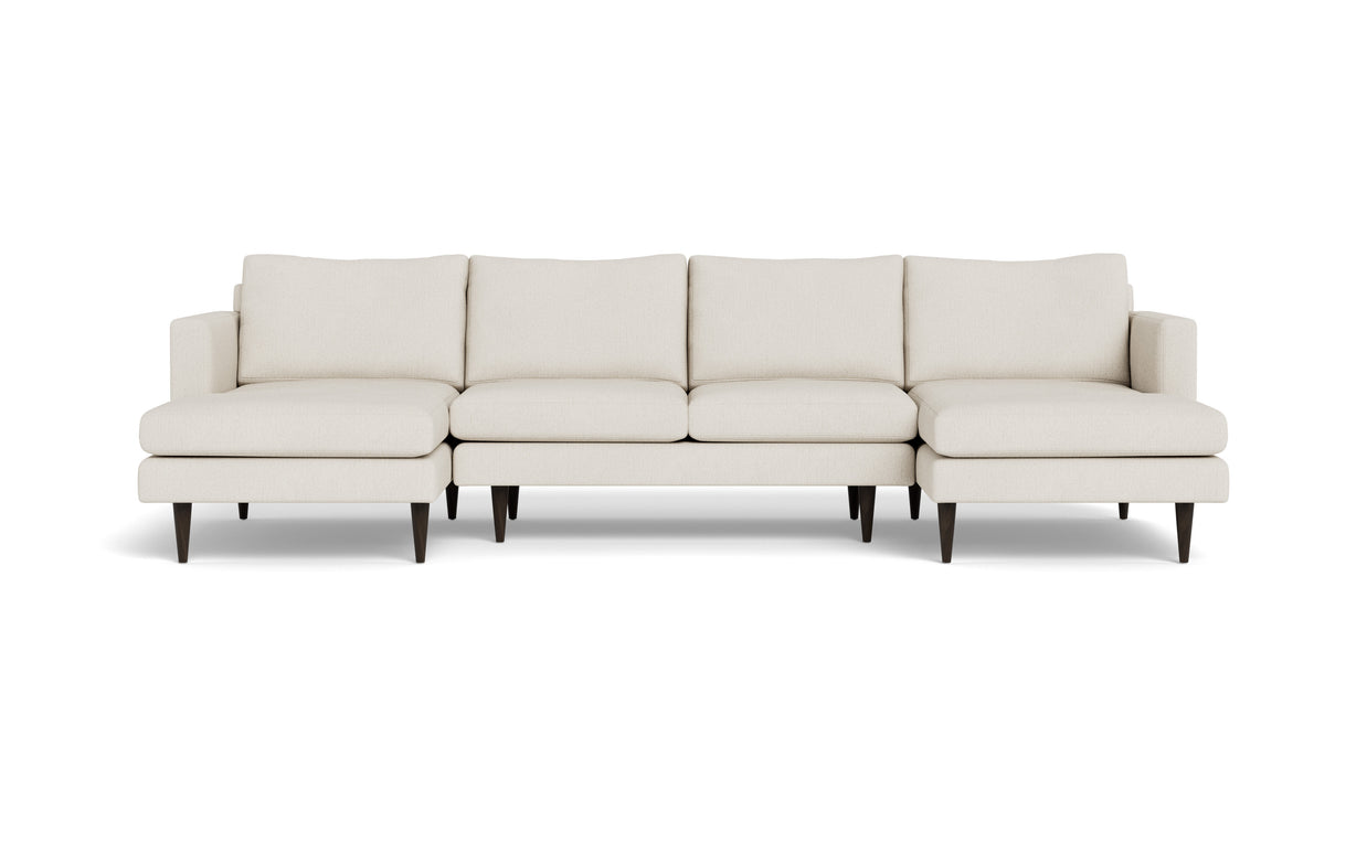 Maverick U Sectional-Fabric Sectional-Curious Snow-MAK Modern