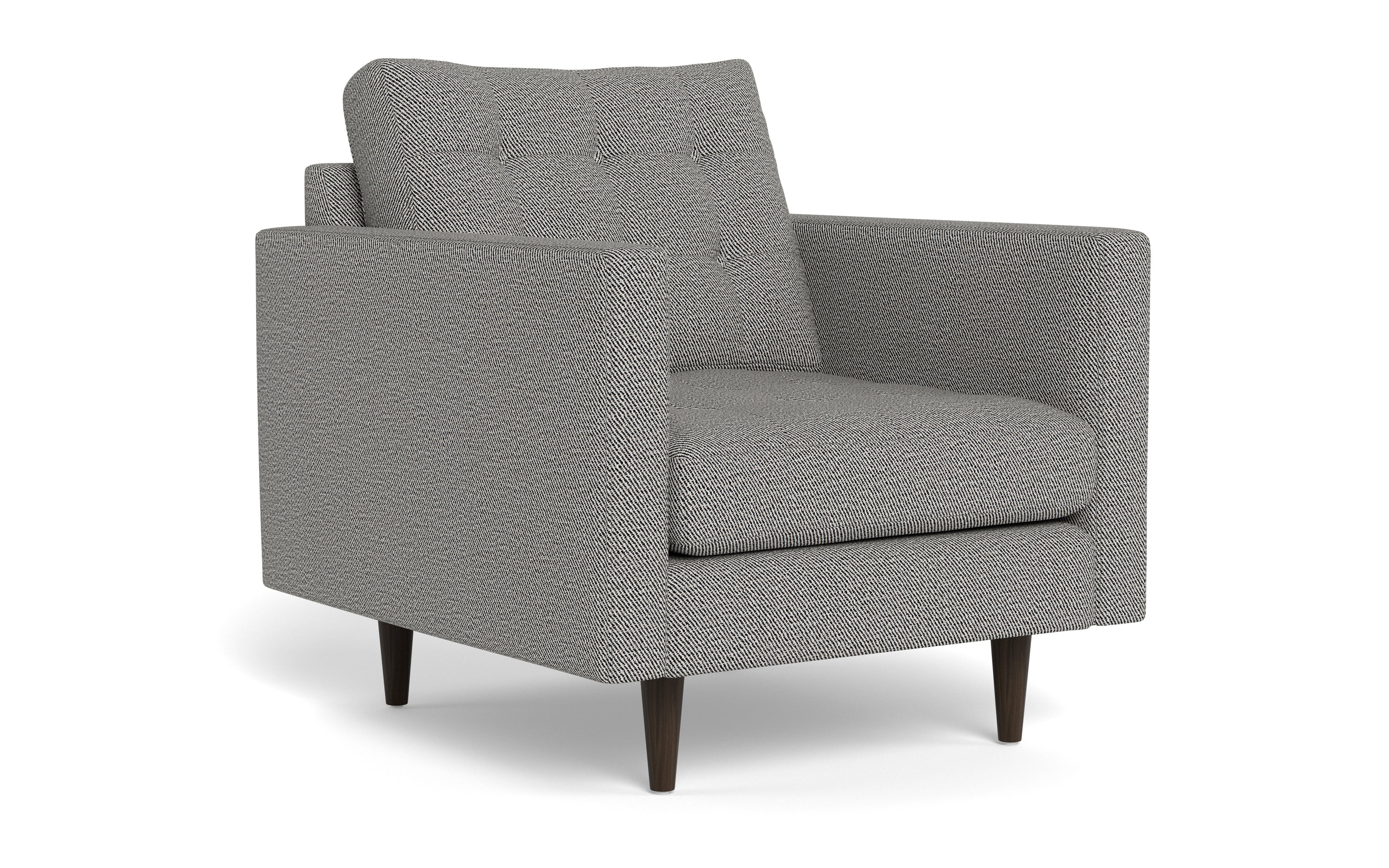 Oakley Arm Chair-Fabric Sectional-Alley Pepper-MAK Modern