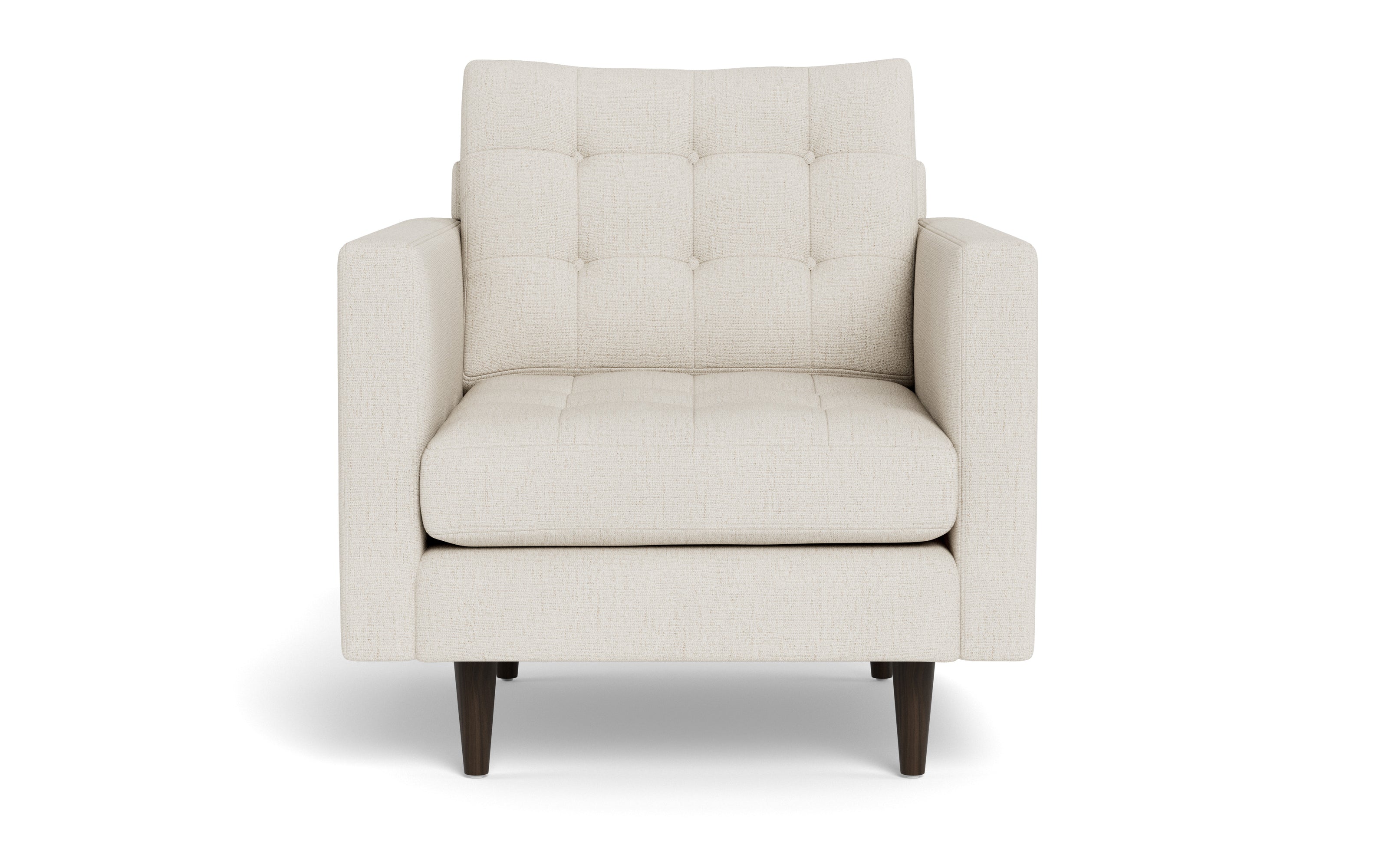 Oakley Arm Chair-Fabric Sectional-Curious Snow-MAK Modern