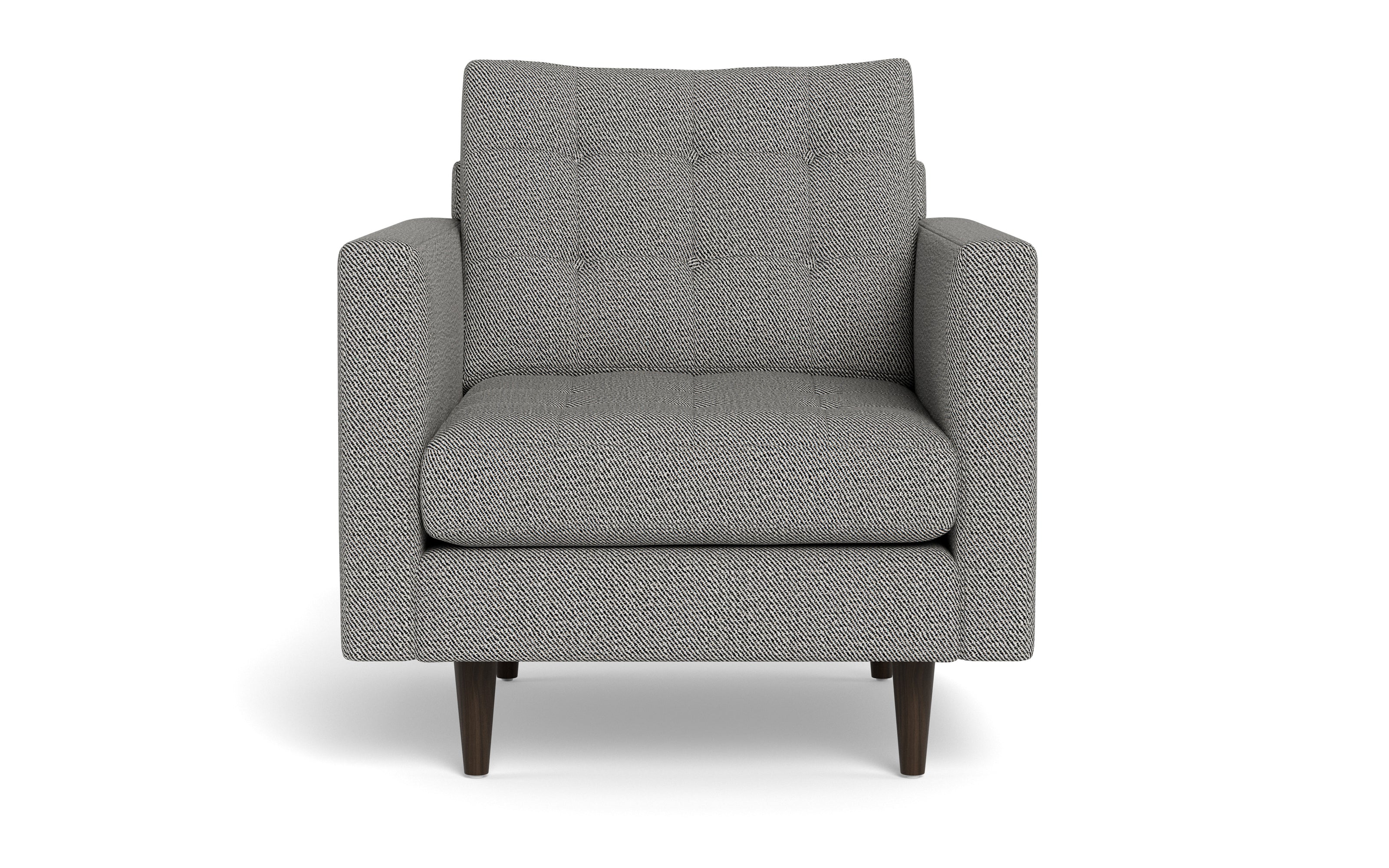 Oakley Arm Chair-Fabric Sectional-Alley Pepper-MAK Modern