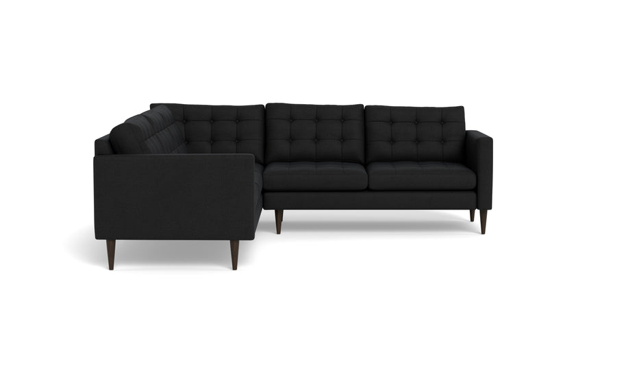 Oakley Corner Sectional-Fabric Sectional-Merit Onyx-MAK Modern