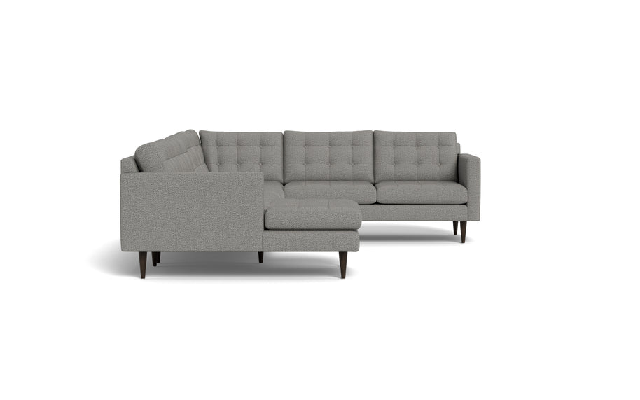 Oakley Corner Sectional With Left Chaise-Fabric Sectional-Alley Pepper-MAK Modern