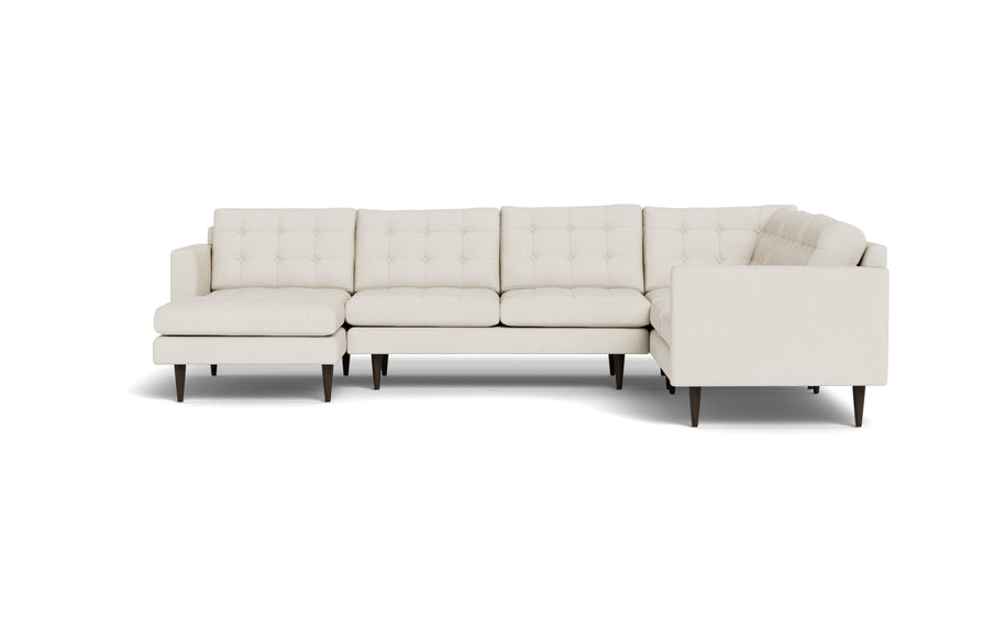 Oakley Corner Sectional With Left Chaise-Fabric Sectional-Curious Snow-MAK Modern
