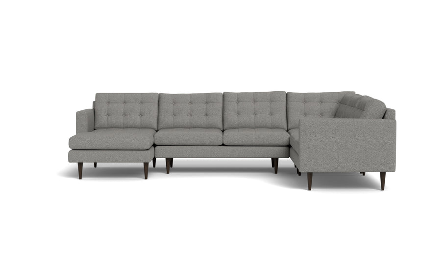 Oakley Corner Sectional With Left Chaise-Fabric Sectional-Alley Pepper-MAK Modern