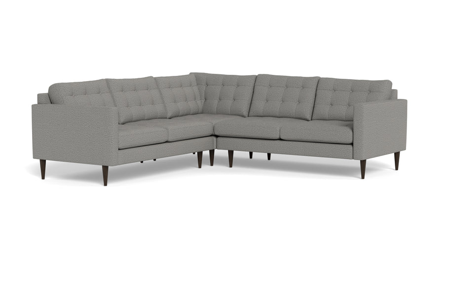 Oakley Corner Sectional-Fabric Sectional-Alley Pepper-MAK Modern