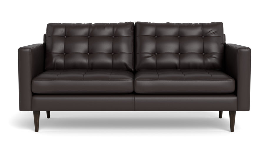 Oakley Leather Apartment Sofa-Fabric Sectional-Tribeca Quarry Leather-MAK Modern