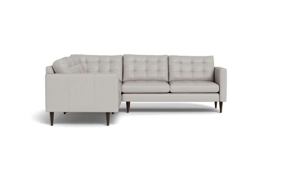 Oakley Leather Corner Sectional-Fabric Sectional-Tribeca Chelsea-MAK Modern