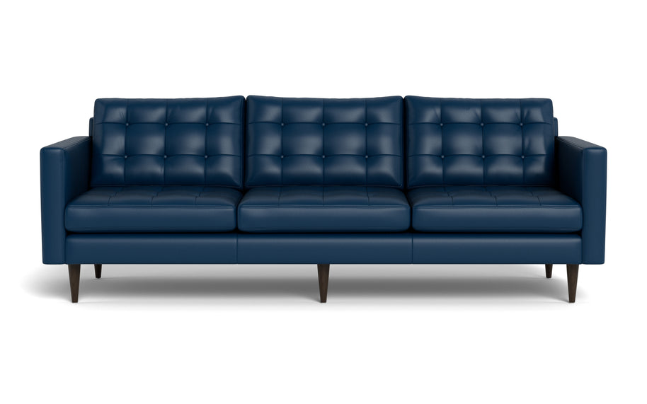 Oakley Leather Estate Sofa-Fabric Sectional-Tribeca Cobalt-MAK Modern