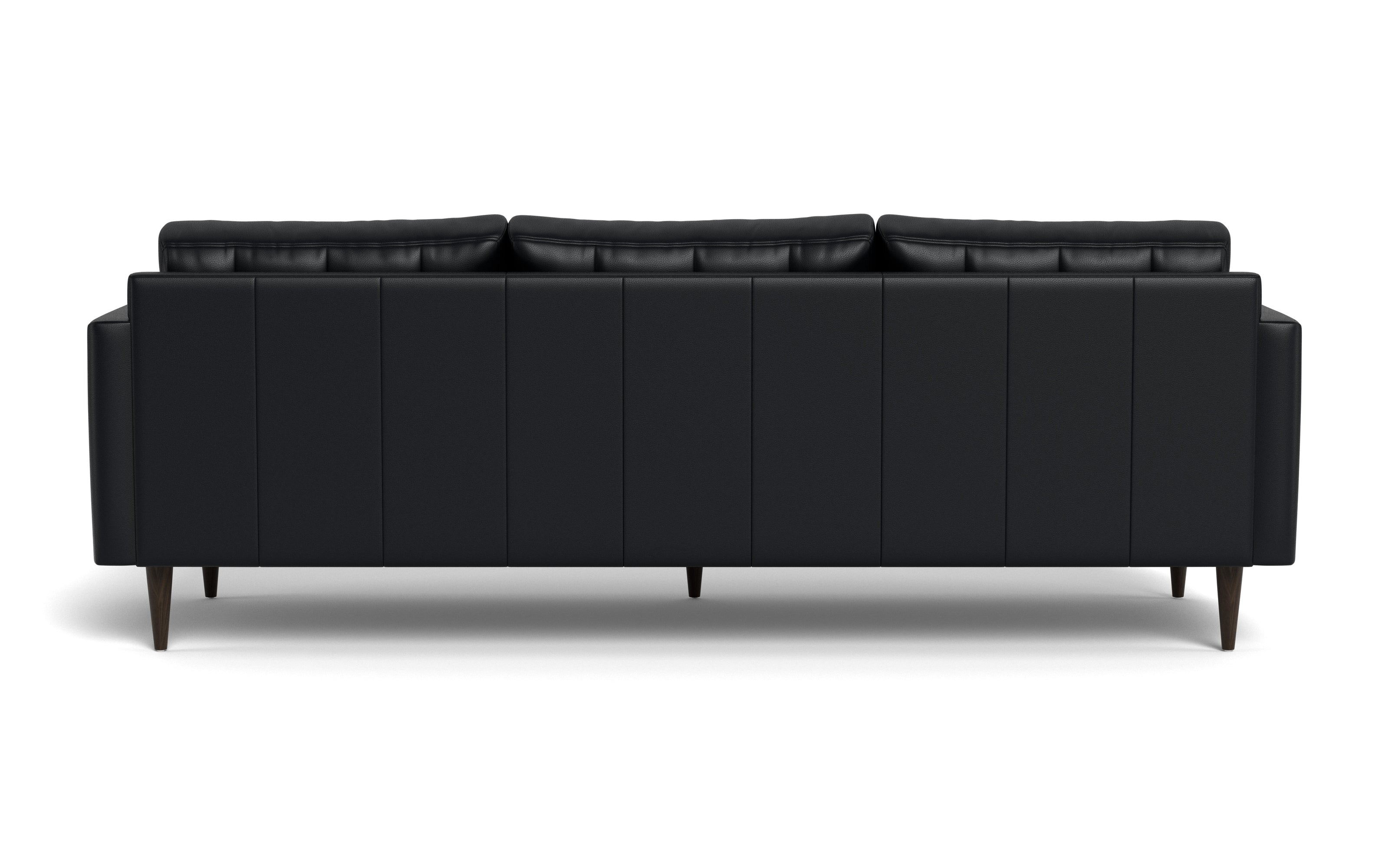Oakley Leather Estate Sofa-Fabric Sectional-Tribeca Black Leather-MAK Modern