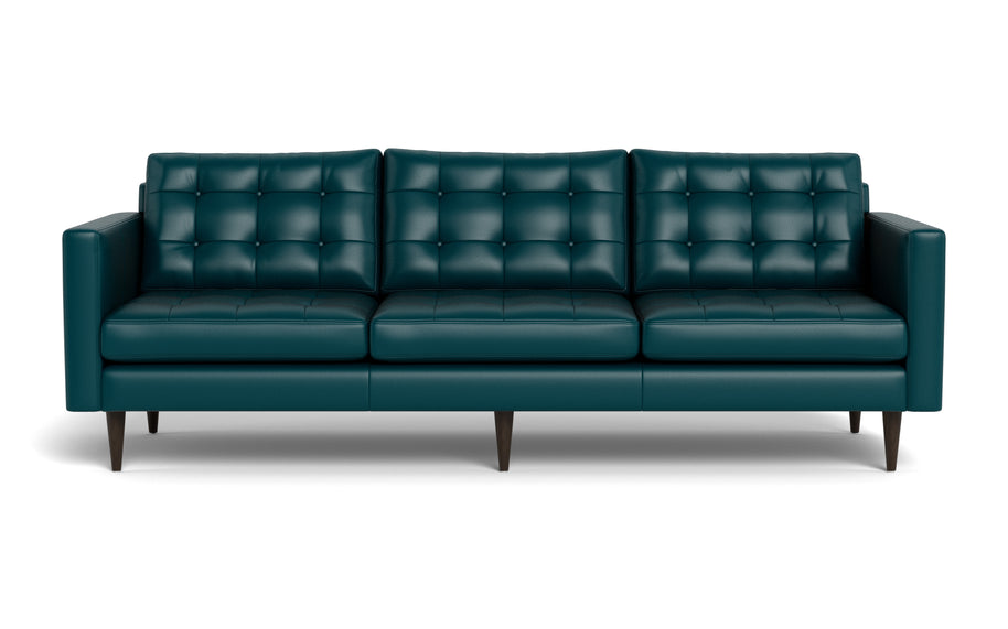 Oakley Leather Estate Sofa-Fabric Sectional-Tribeca Lagoon-MAK Modern