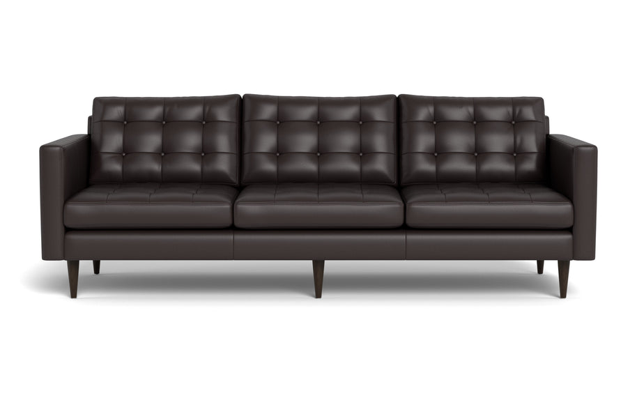 Oakley Leather Estate Sofa-Fabric Sectional-Tribeca Quarry Leather-MAK Modern