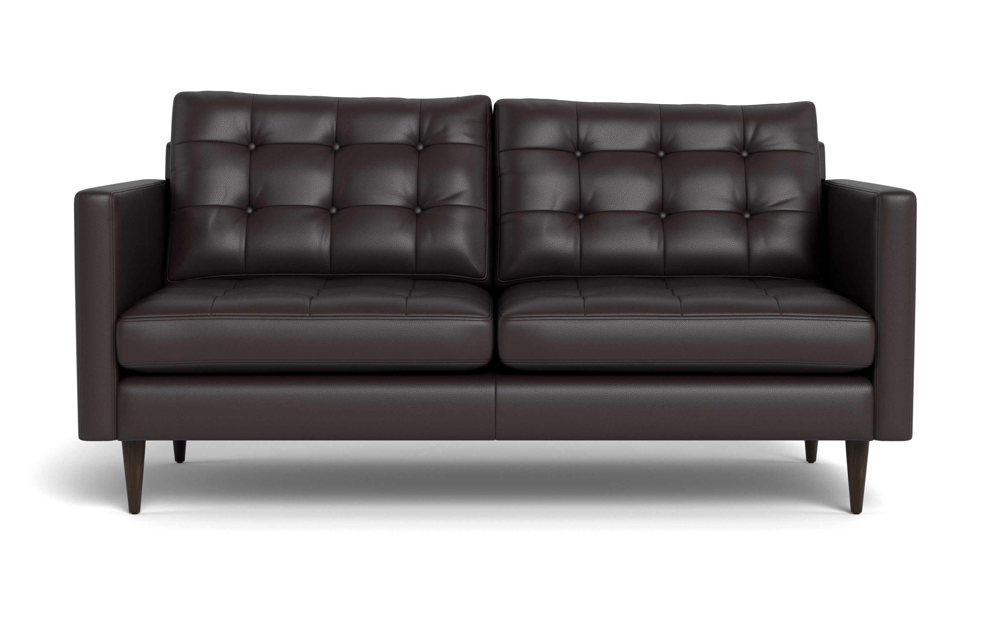 Oakley Leather Loveseat-Fabric Sectional-Tribeca Quarry Leather-MAK Modern
