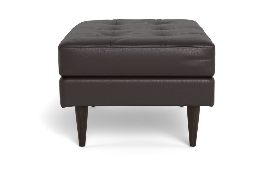 Oakley Leather Ottoman-Fabric Sectional-Tribeca Quarry Leather-MAK Modern