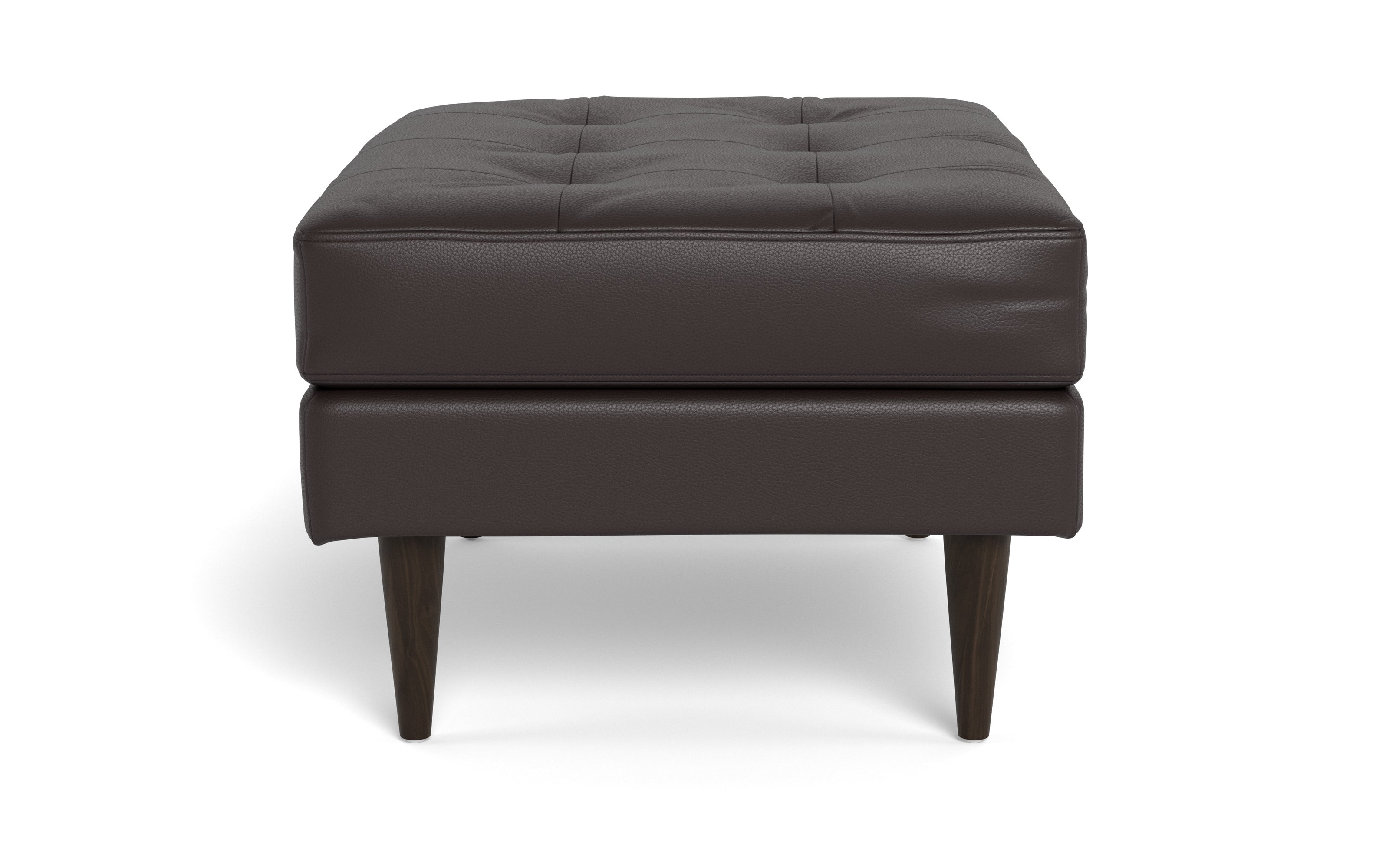 Oakley Leather Ottoman-Fabric Sectional-Tribeca Quarry Leather-MAK Modern