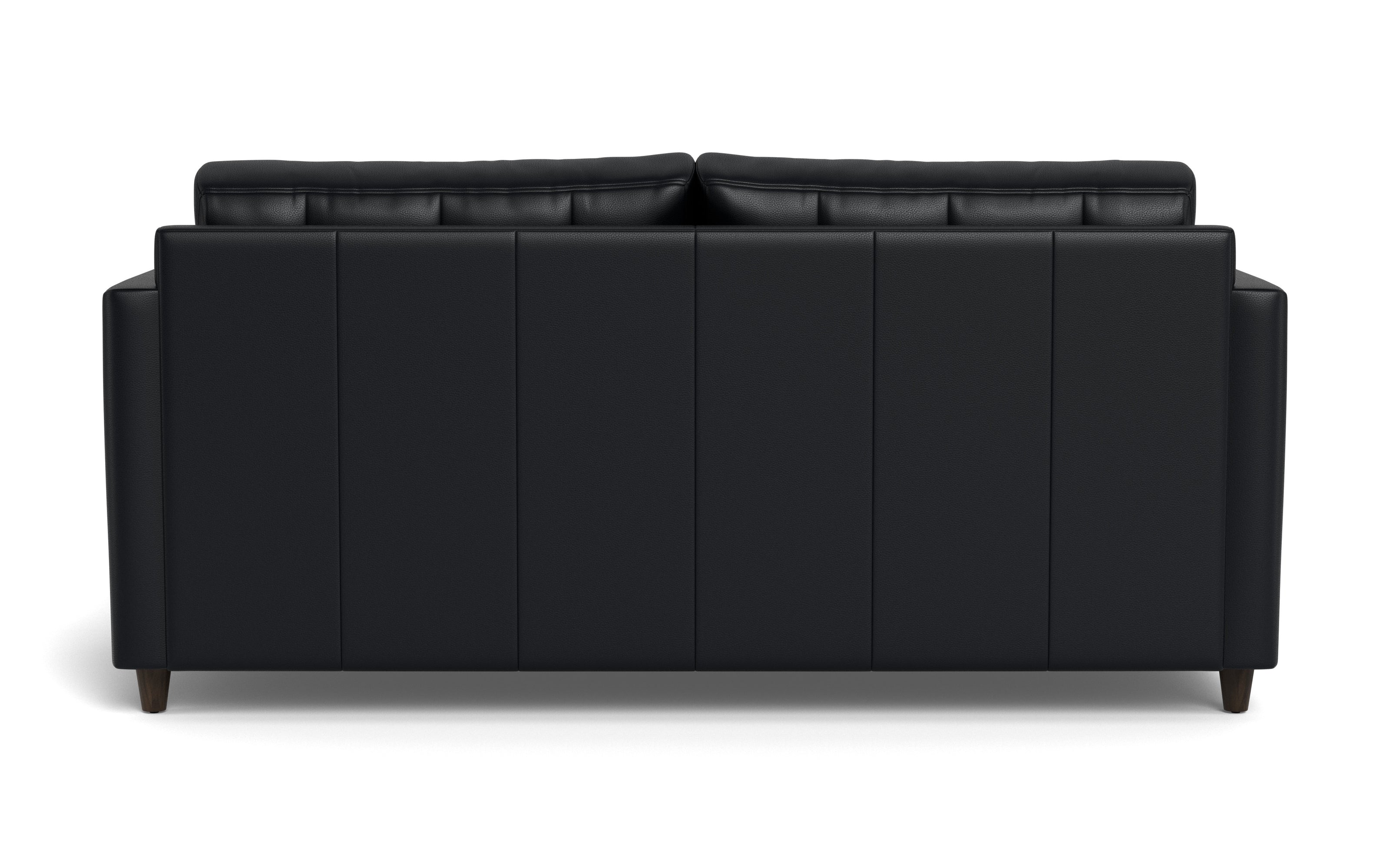 Oakley Leather Queen Sleeper Sofa-Fabric Sectional-Tribeca Black Leather-MAK Modern