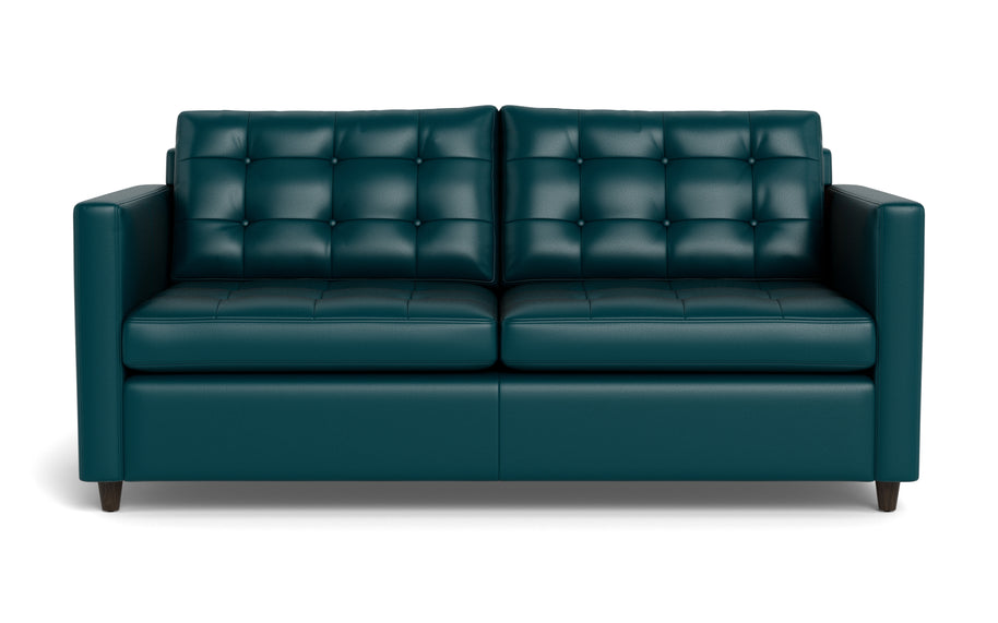 Oakley Leather Queen Sleeper Sofa-Fabric Sectional-Tribeca Lagoon-MAK Modern