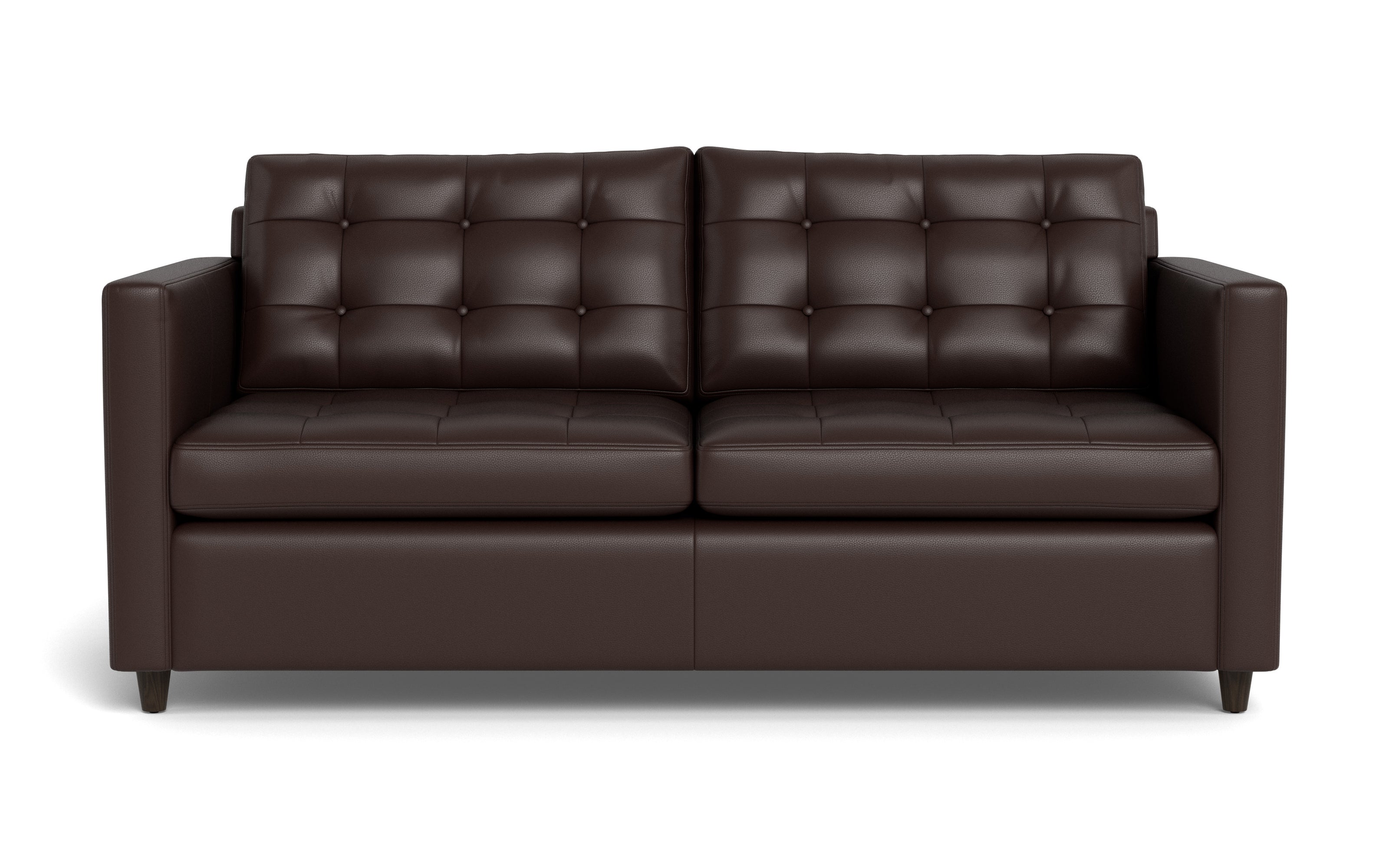 Oakley Leather Queen Sleeper Sofa-Fabric Sectional-Tribeca Espresso Leather-MAK Modern