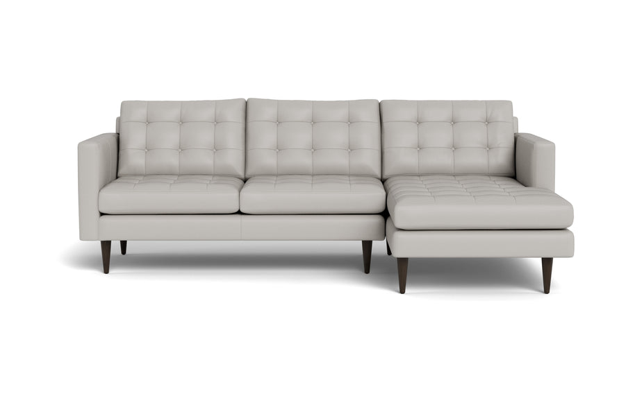 Oakley Leather Right Chaise Sectional-Fabric Sectional-Tribeca Chelsea-MAK Modern