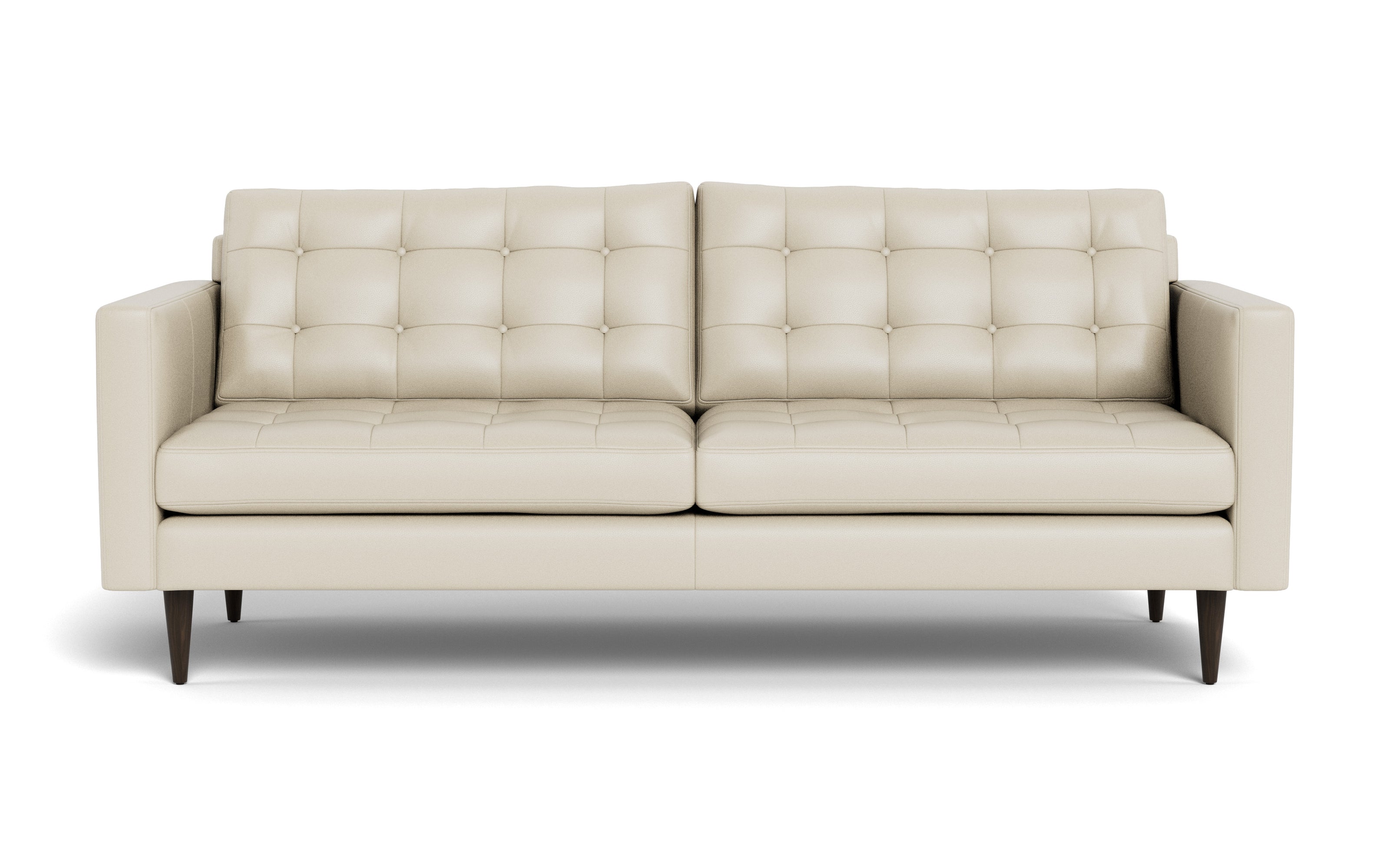 Oakley Leather Sofa-Fabric Sectional-Tribeca Cream Leather-MAK Modern