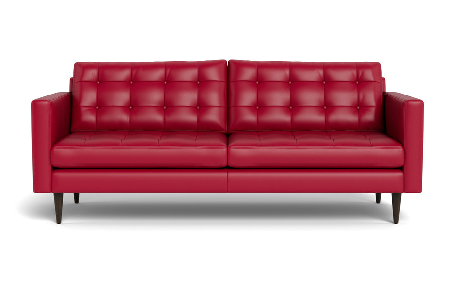Oakley Leather Sofa-Fabric Sectional-Tribeca Scarlet-MAK Modern