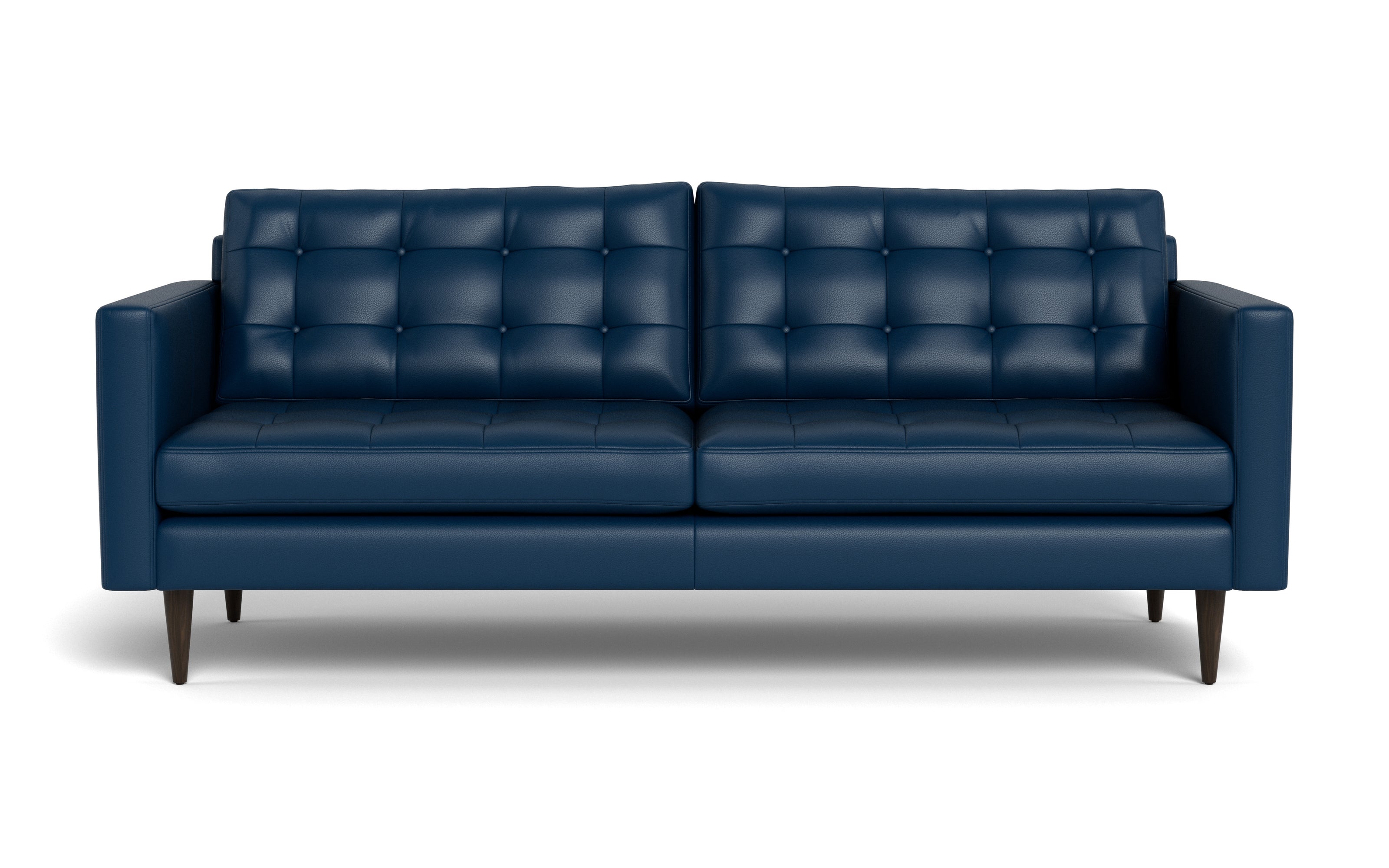 Oakley Leather Sofa-Fabric Sectional-Tribeca Cobalt-MAK Modern