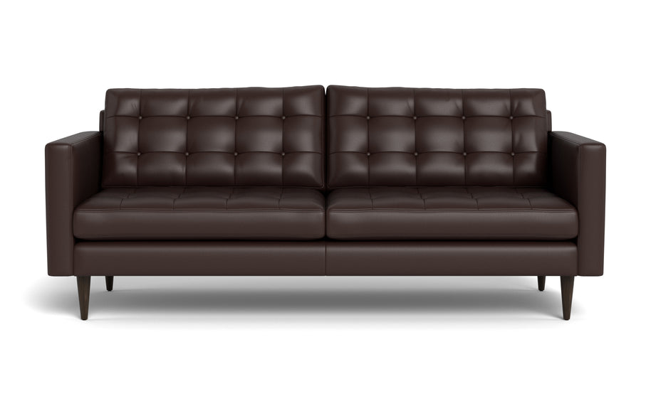 Oakley Leather Sofa-Fabric Sectional-Tribeca Espresso Leather-MAK Modern