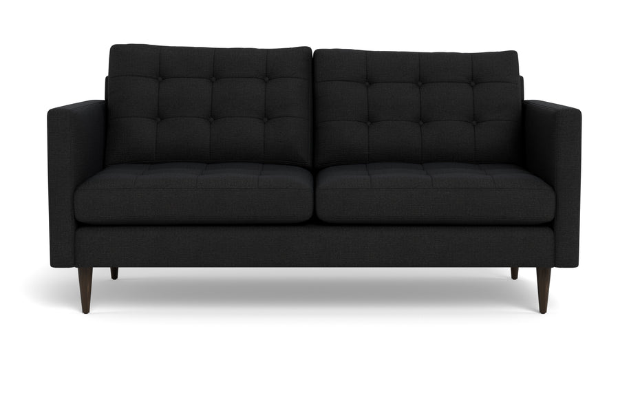 Oakley Loveseat-Fabric Sectional-Merit Onyx-MAK Modern