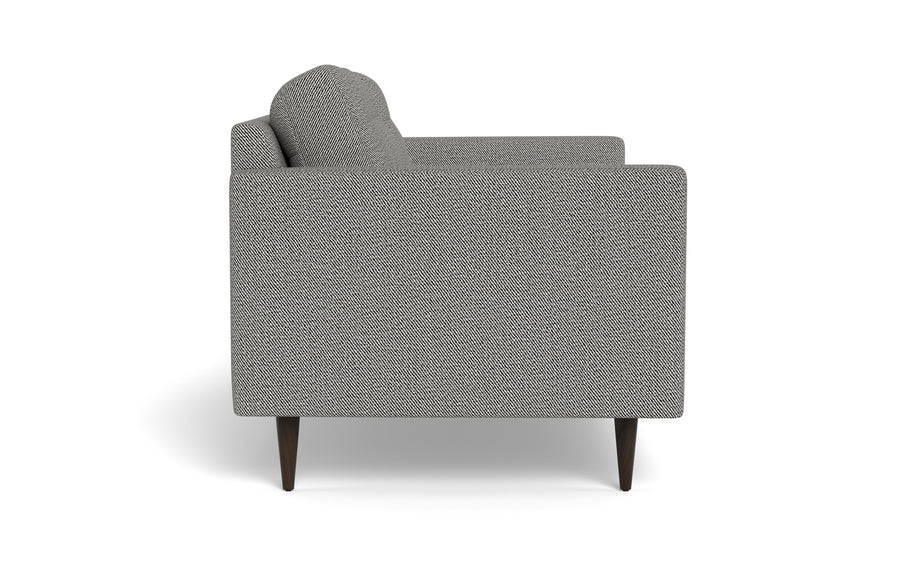 Oakley Loveseat-Fabric Sectional-Alley Pepper-MAK Modern