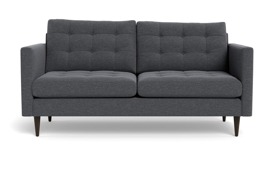 Oakley Loveseat-Fabric Sectional-Bennett Charcoal-MAK Modern