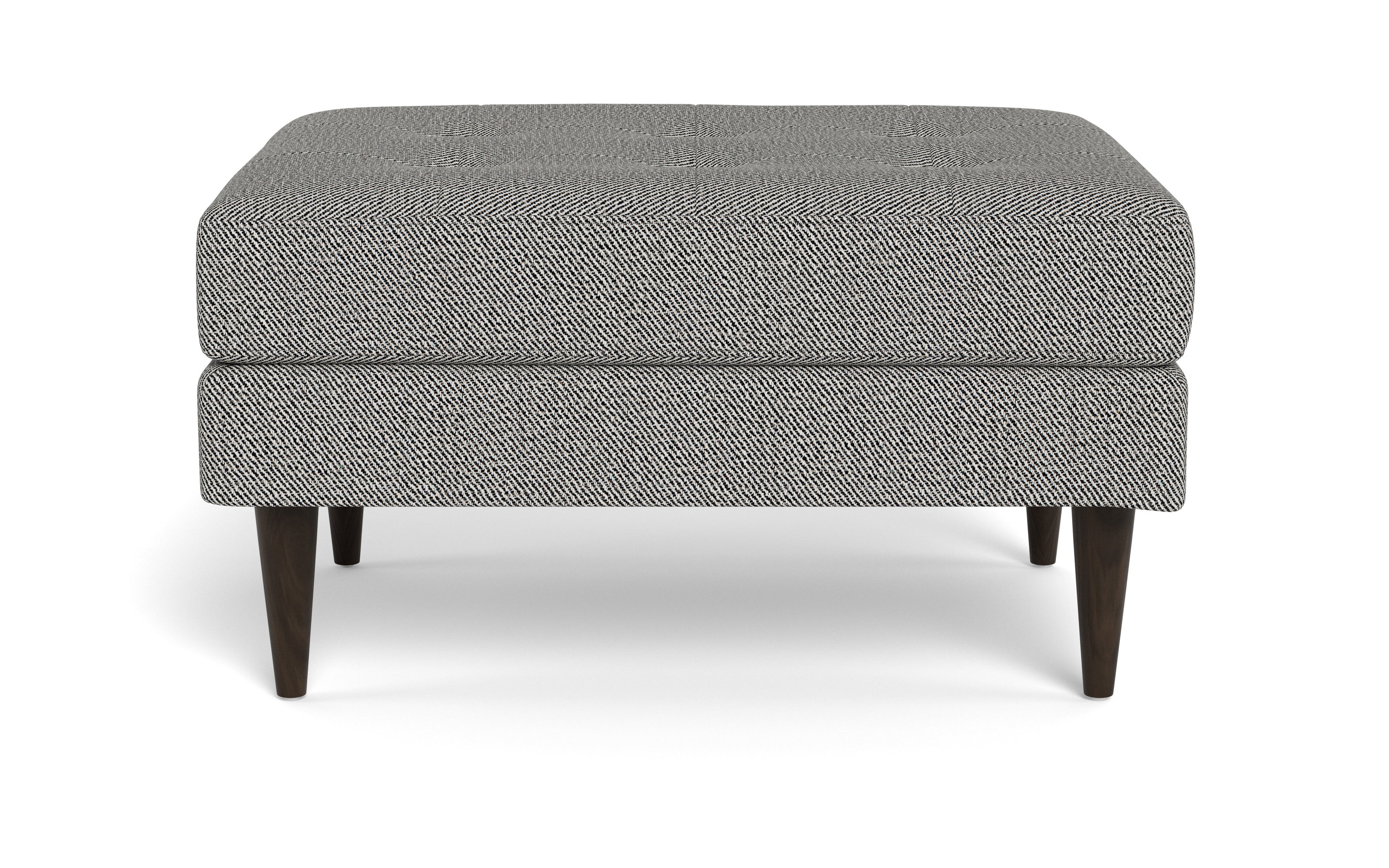 Oakley Ottoman-Fabric Sectional-Alley Pepper-MAK Modern