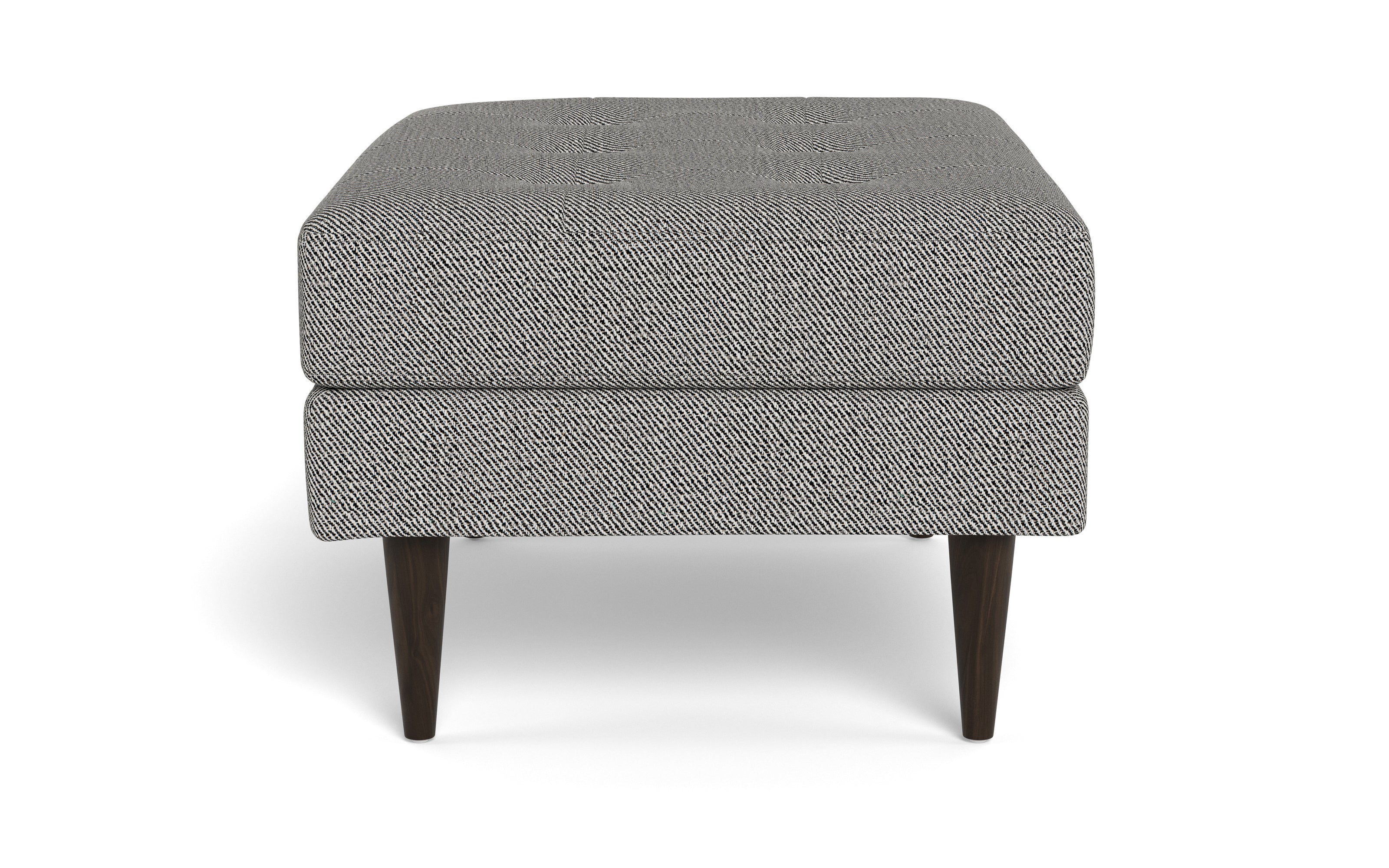 Oakley Ottoman-Fabric Sectional-Alley Pepper-MAK Modern