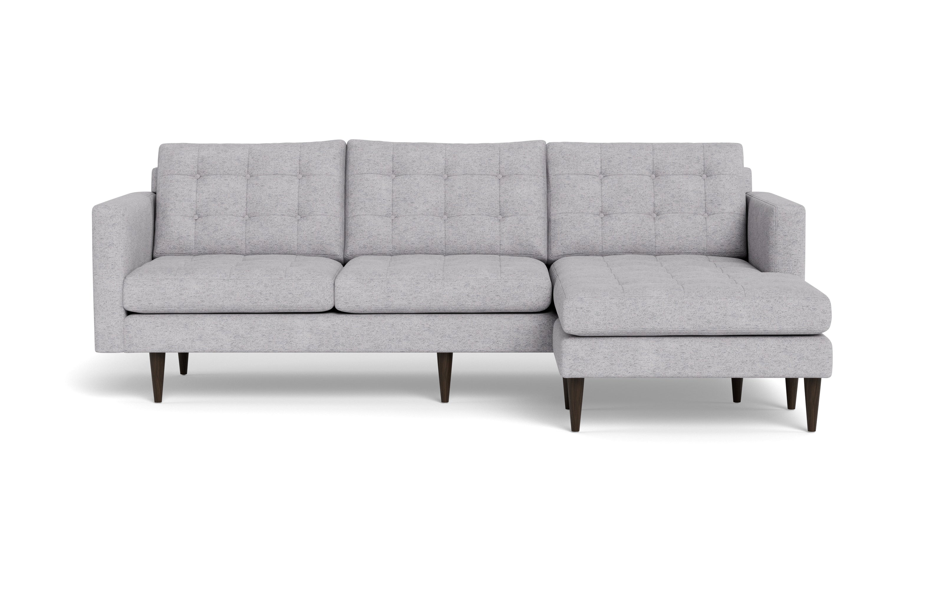 Oakley Reversible Sofa Chaise-Fabric Sectional-Travis Pewter-MAK Modern