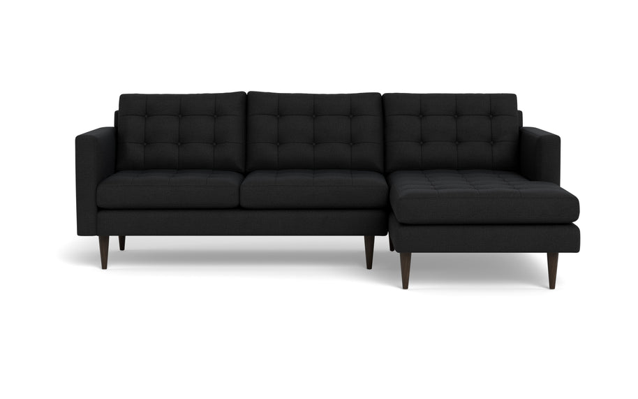 Oakley Right Chaise Sectional-Fabric Sectional-Merit Onyx-MAK Modern