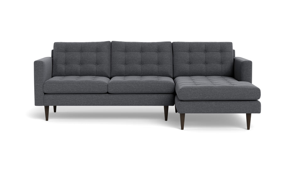 Oakley Right Chaise Sectional-Fabric Sectional-Bennett Charcoal-MAK Modern