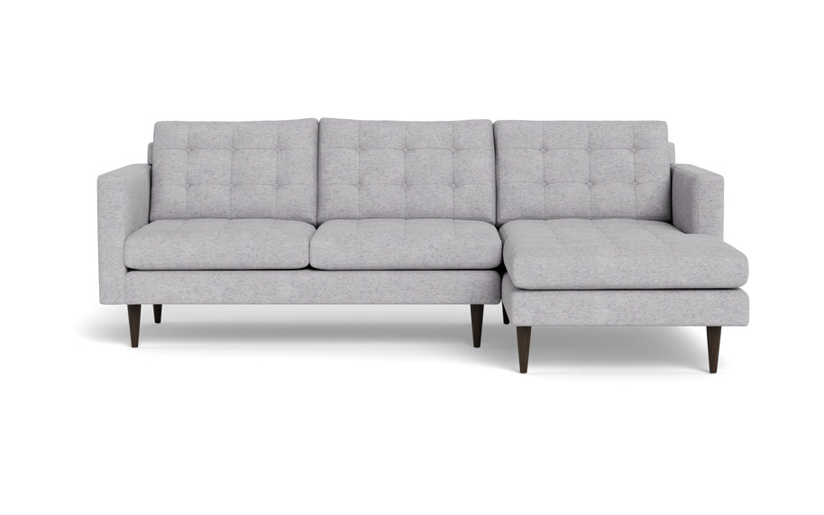 Oakley Right Chaise Sectional-Fabric Sectional-Travis Pewter-MAK Modern