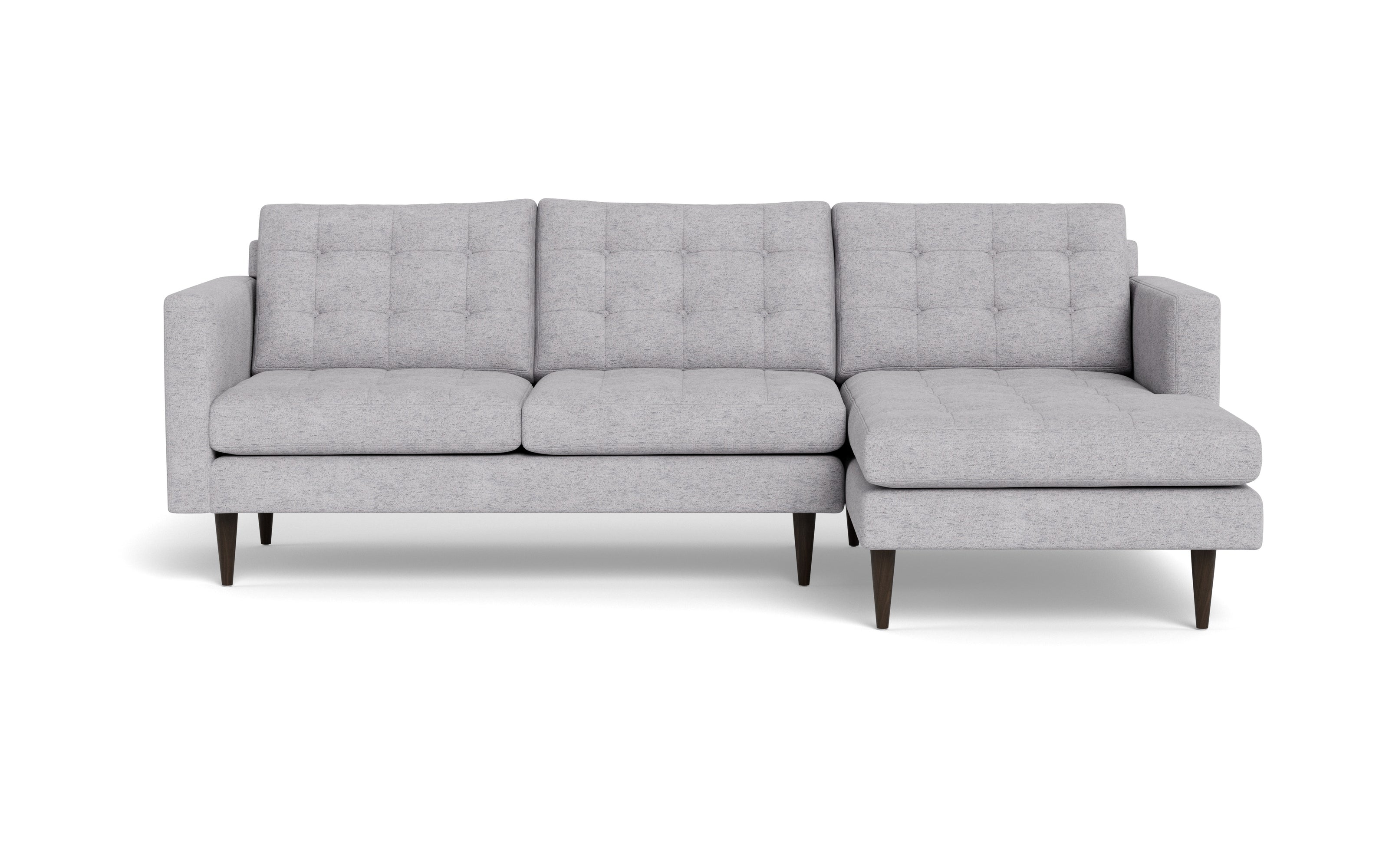 Oakley Right Chaise Sectional-Fabric Sectional-Travis Pewter-MAK Modern