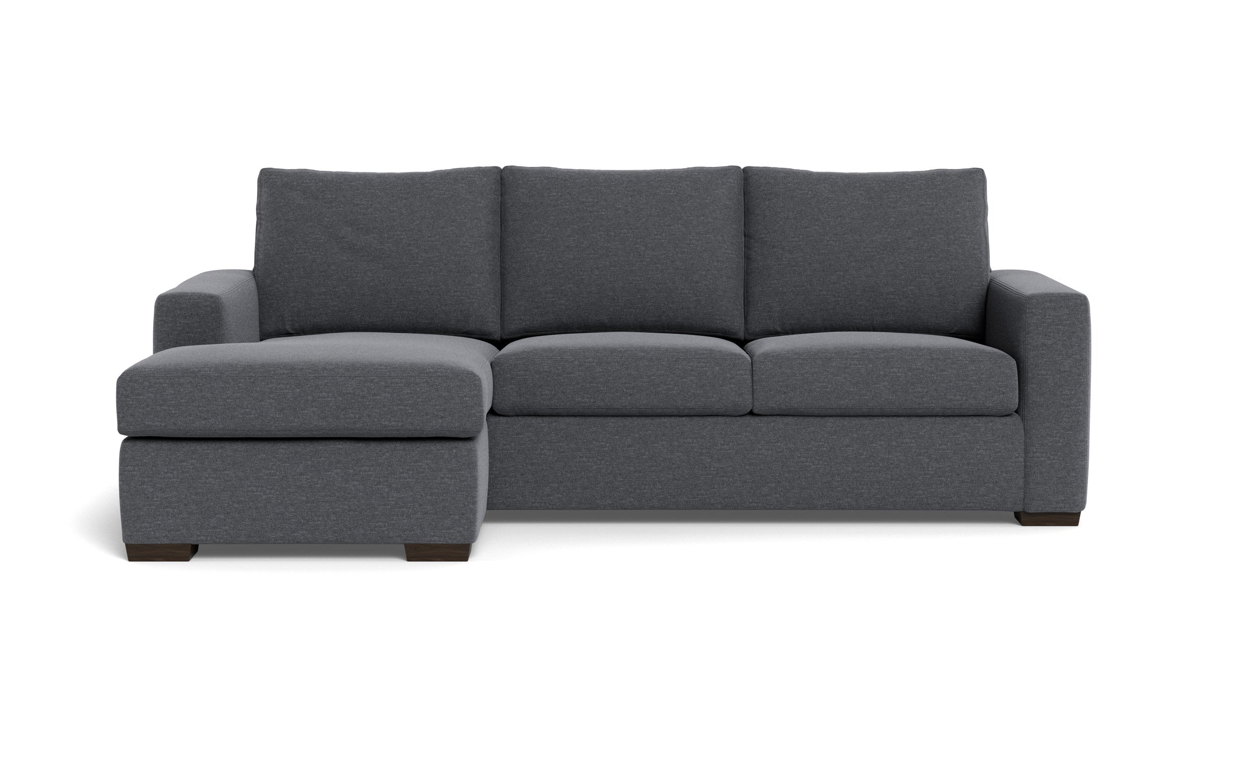 Alexa Reversible Sofa Chaise-Fabric Sofa-Bennett Charcoal-MAK Modern