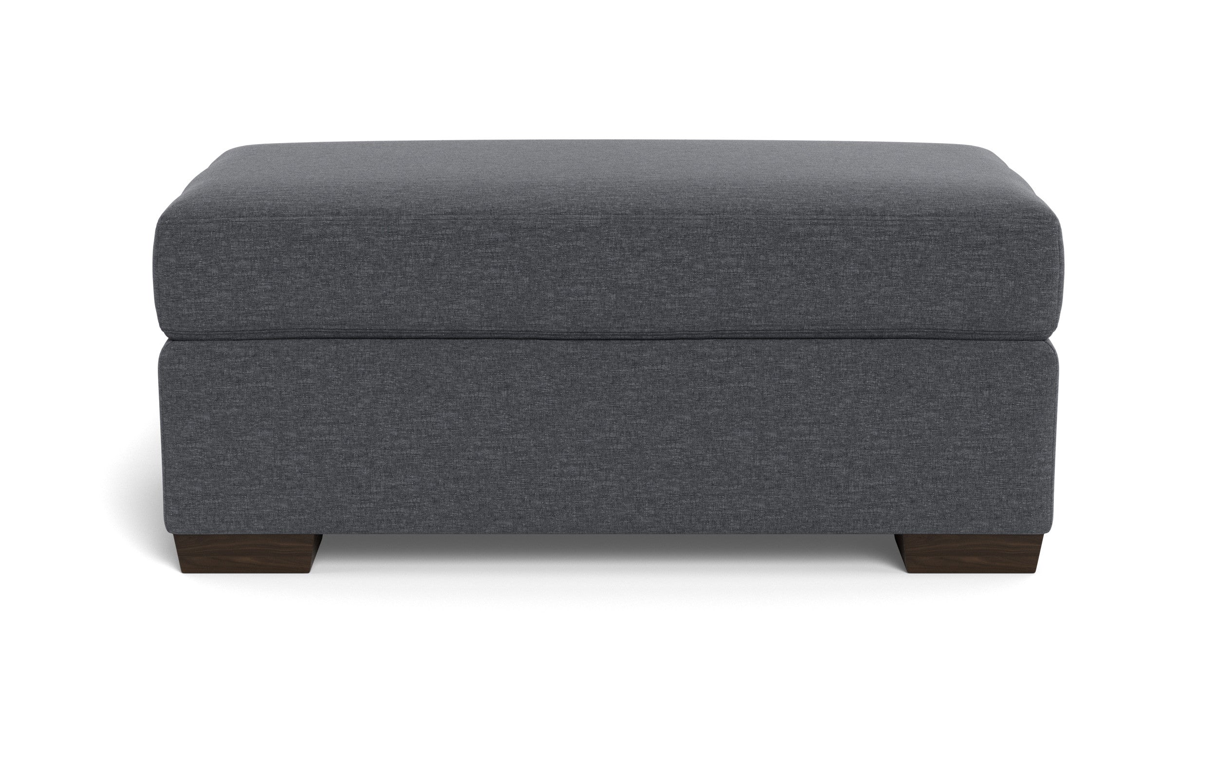 Alexa Ottoman-Fabric Sofa-Bennett Charcoal-MAK Modern