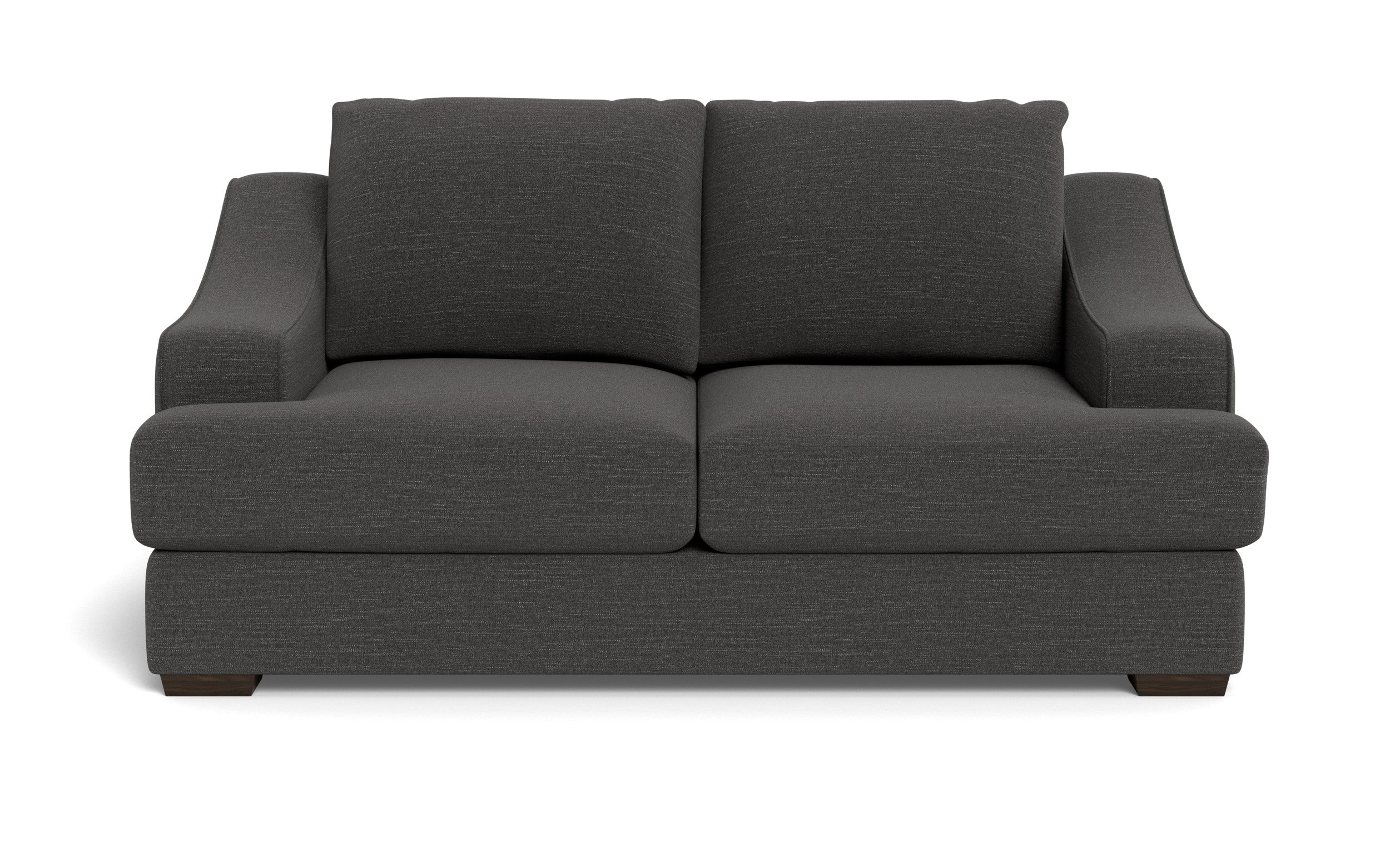 Ascent Loveseat-Fabric Sofa-Curious Charcoal-MAK Modern