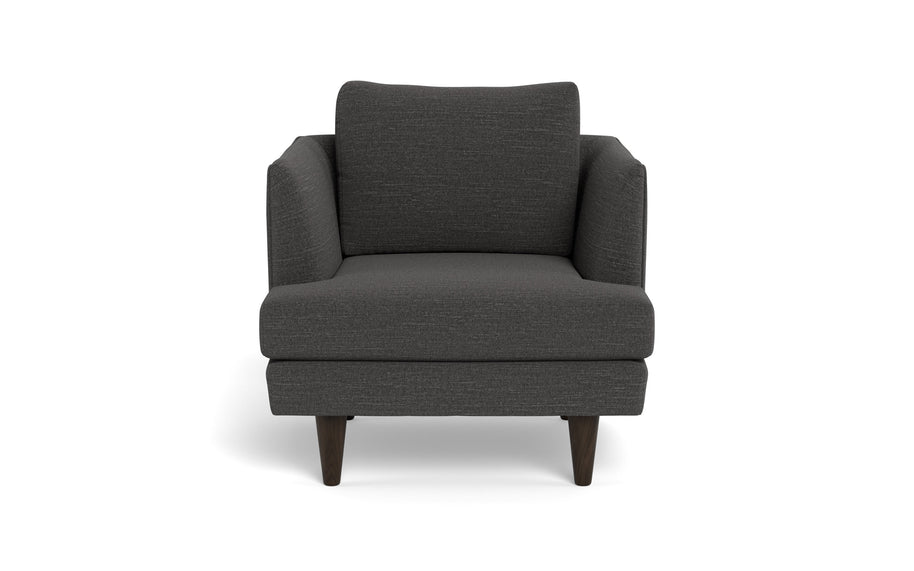 Skyline Arm Chair-Fabric Sofa-Curious Charcoal-MAK Modern