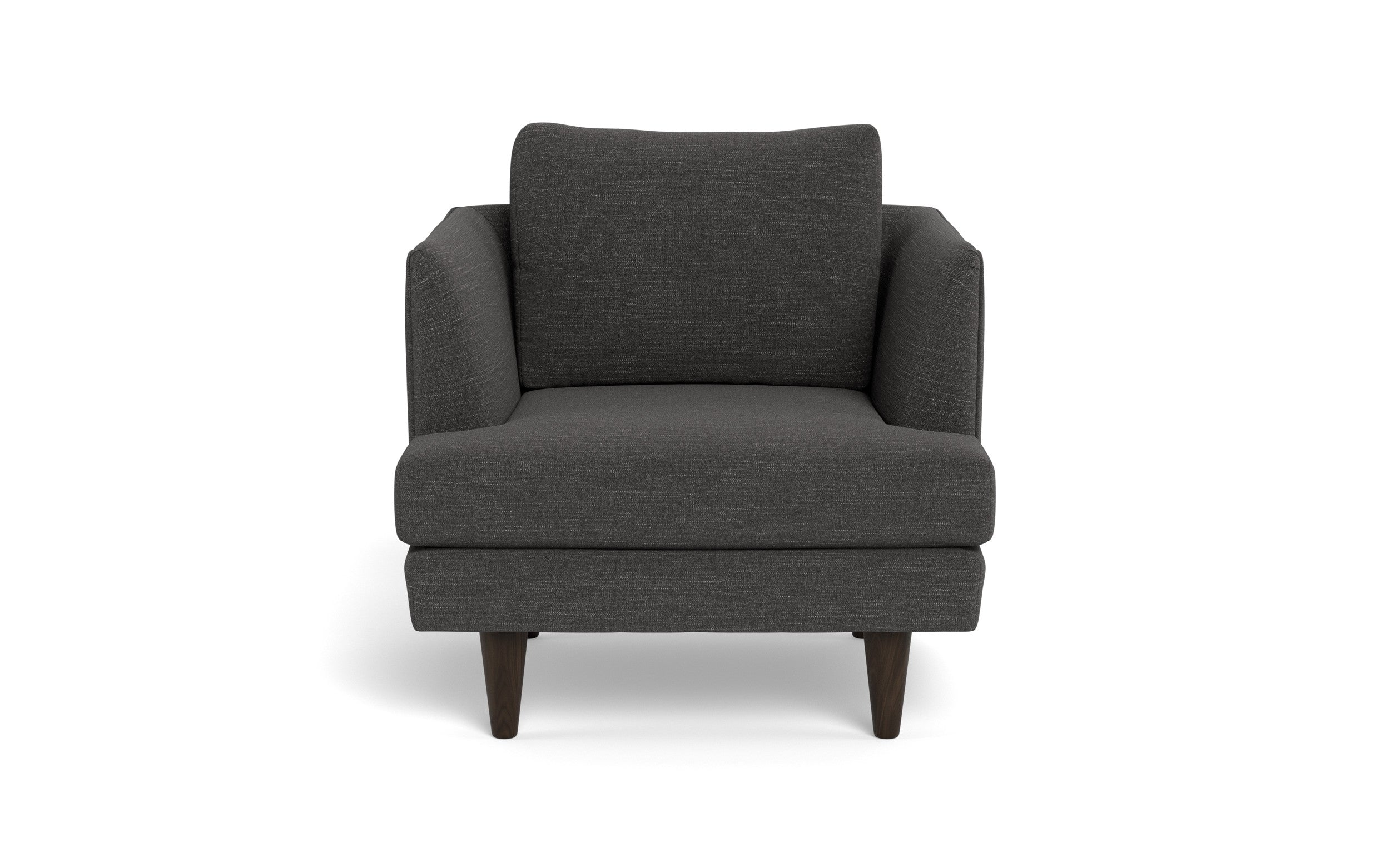 Skyline Arm Chair-Fabric Sofa-Curious Charcoal-MAK Modern