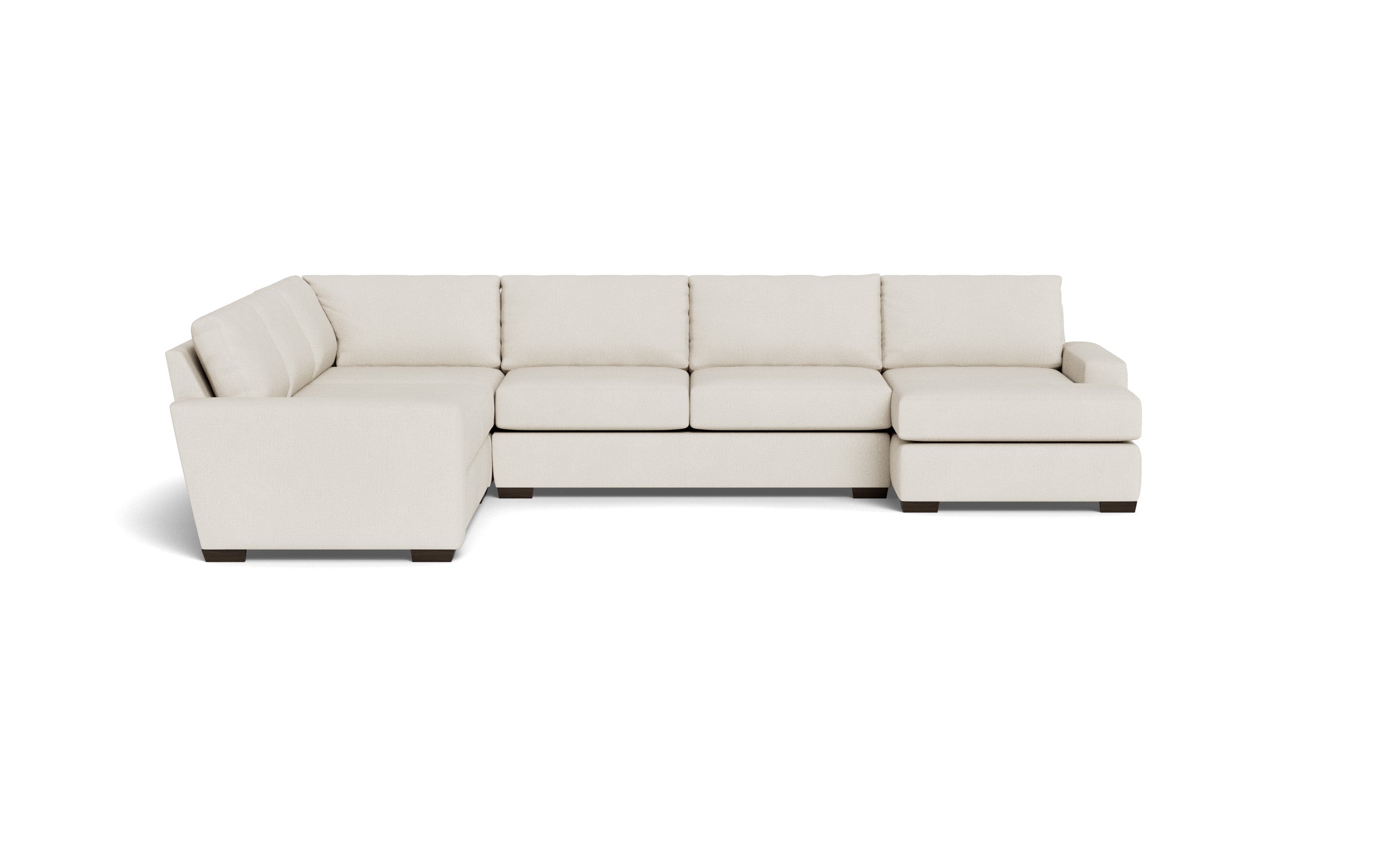 Kai Corner Sectionals With Right Chaise-Fabric Sofa-Curious Pearl-MAK Modern