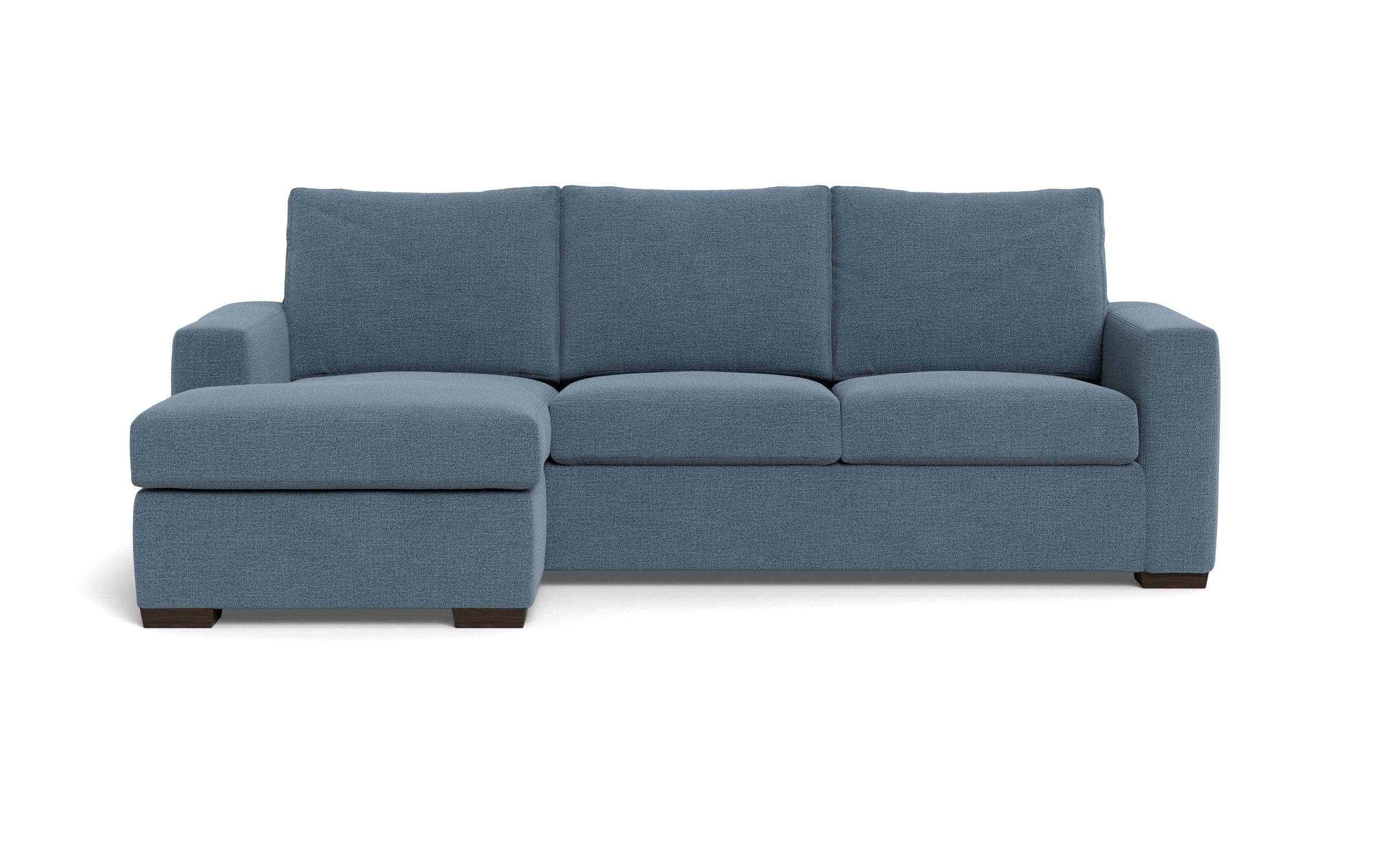 Alexa Reversible Sofa Chaise-Fabric Sofa-Elliot French Blue-MAK Modern