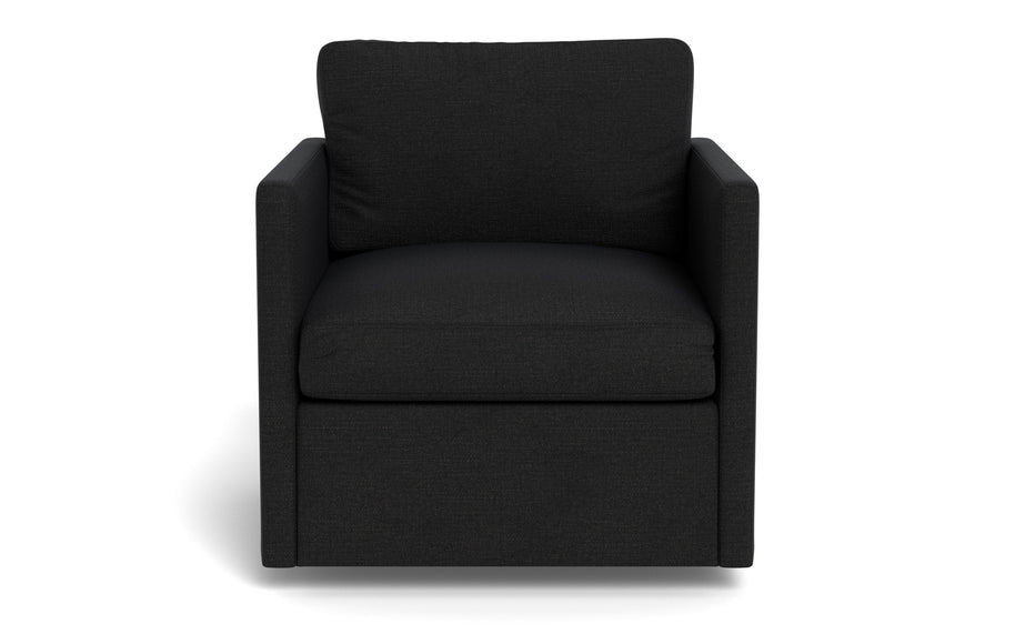 Summit Swivel Chair-Fabric Sofa-Merit Onyx-MAK Modern